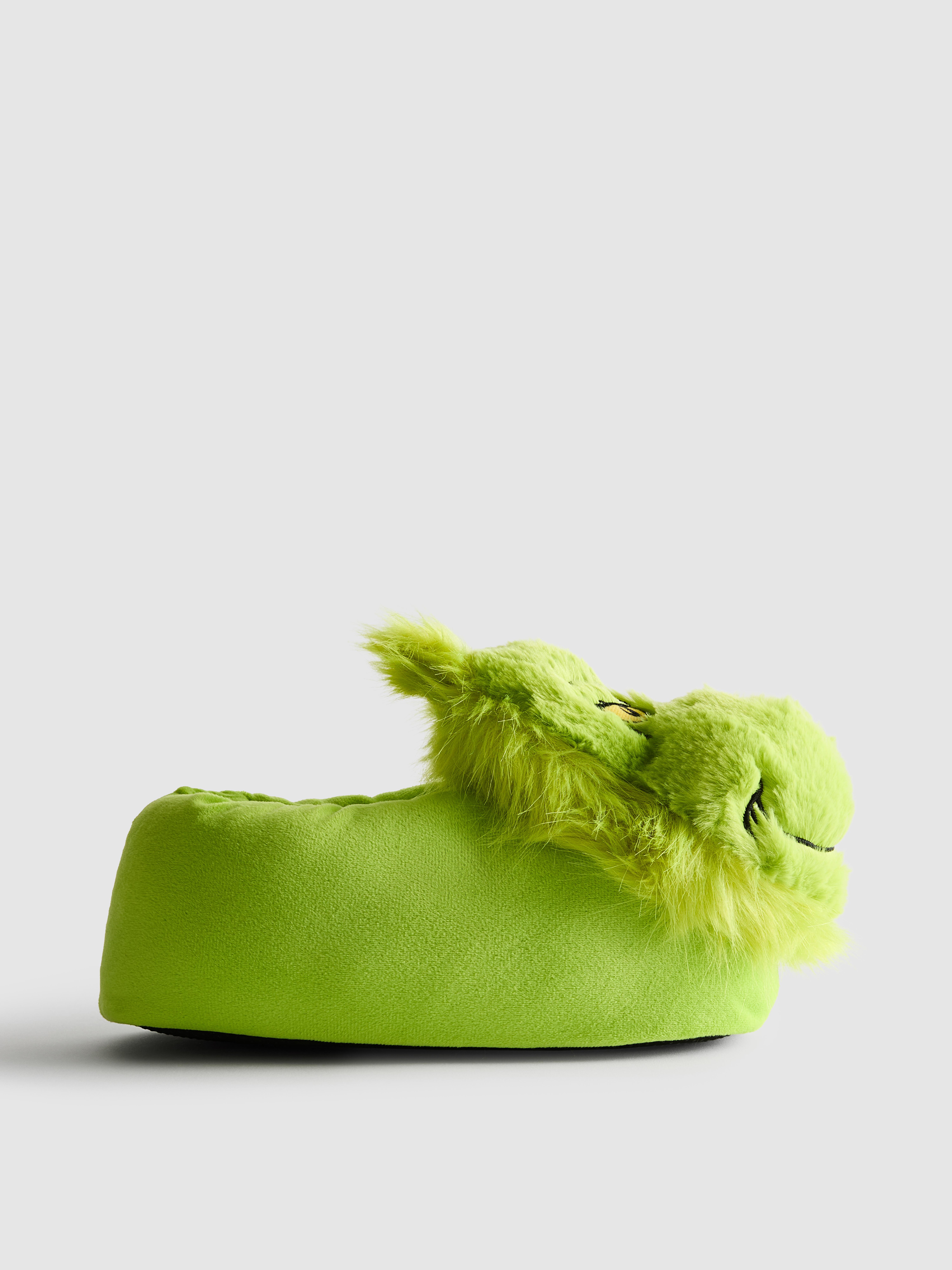 The Grinch Fluffy Mule Slippers