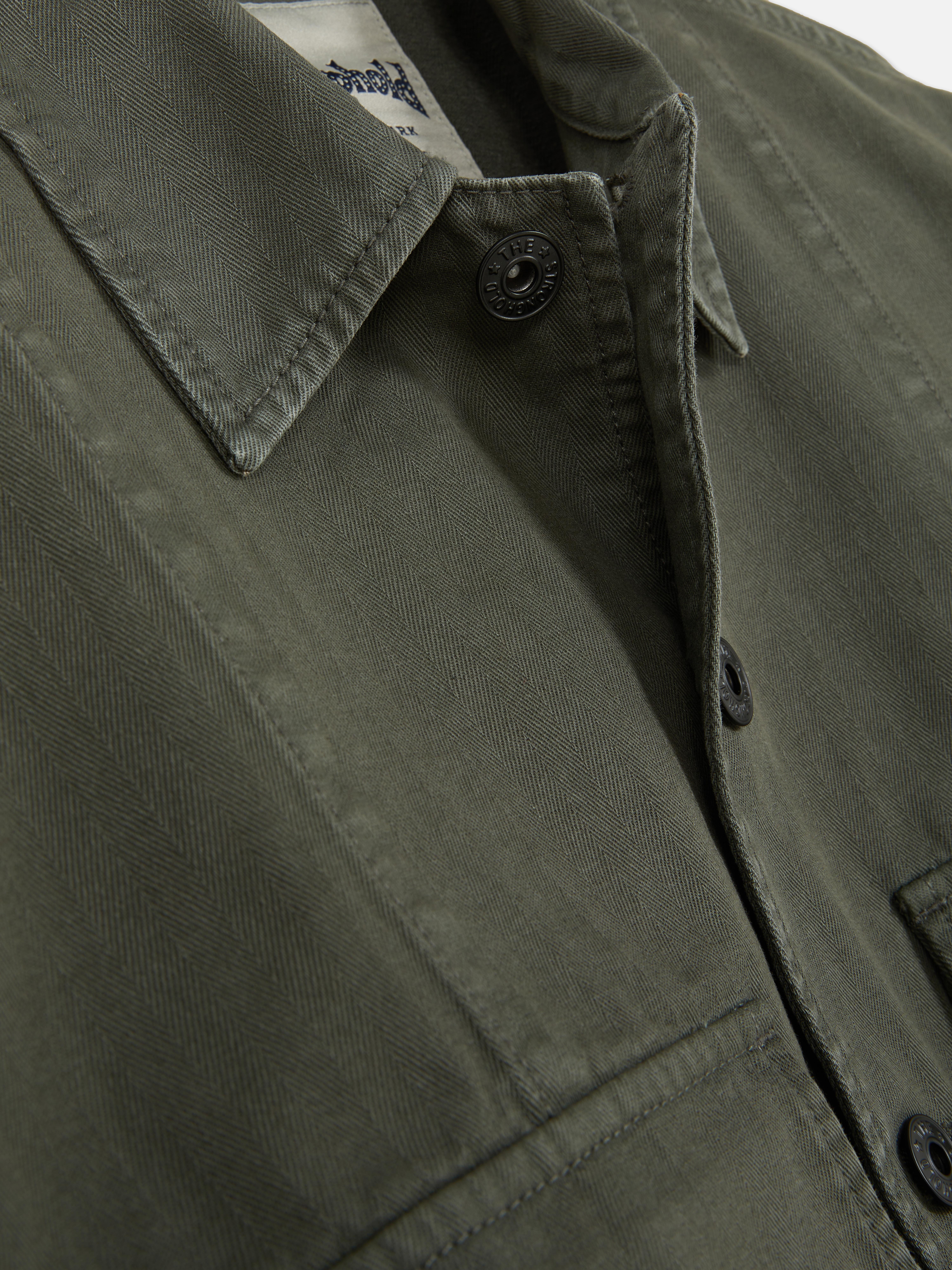 The stronghold Herringbone Canvas Jacket