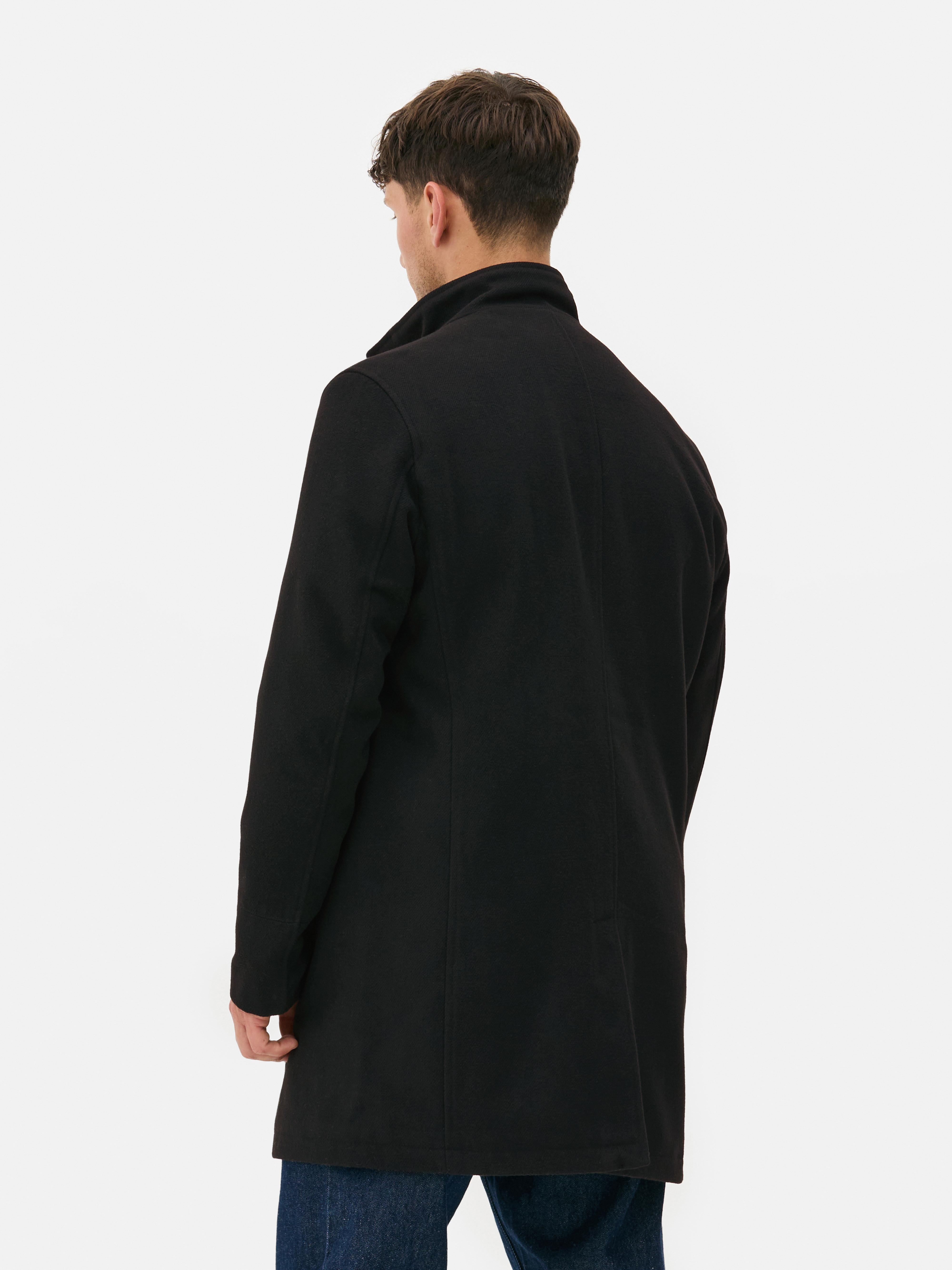 Zip-Up Long Coat