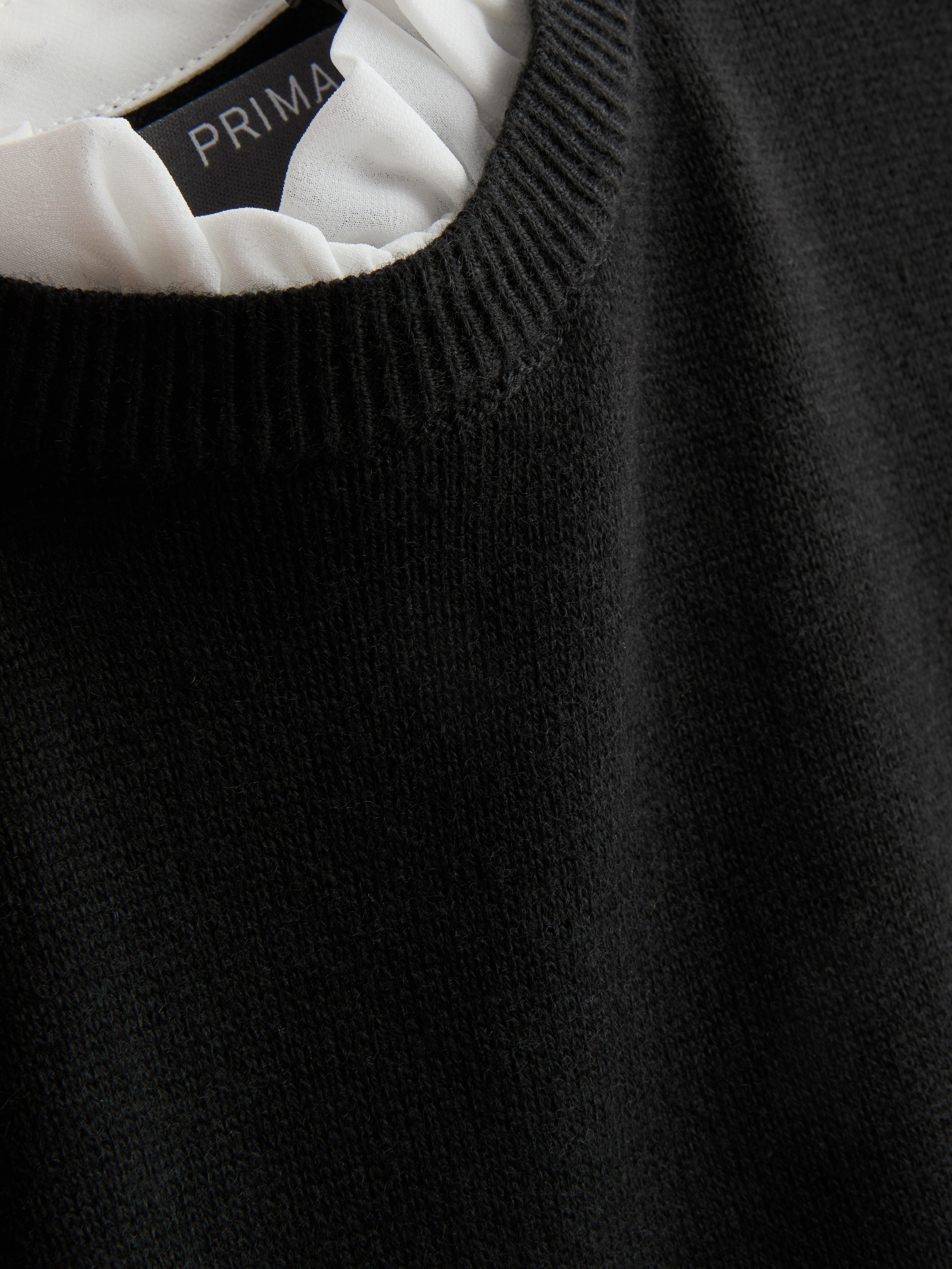 2 In 1 Chiffon Layered Sweater