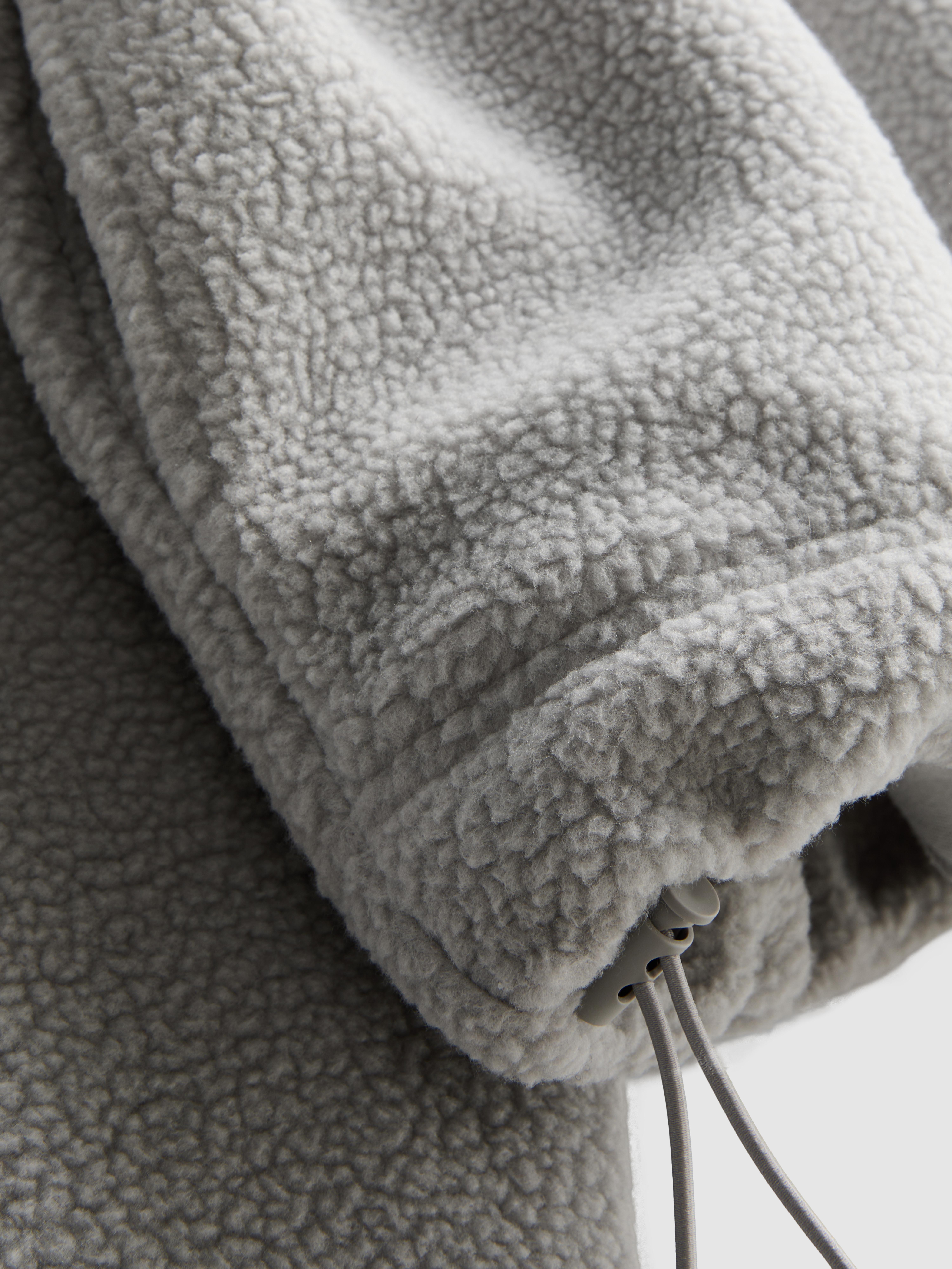 Half Zip Borg Fleece