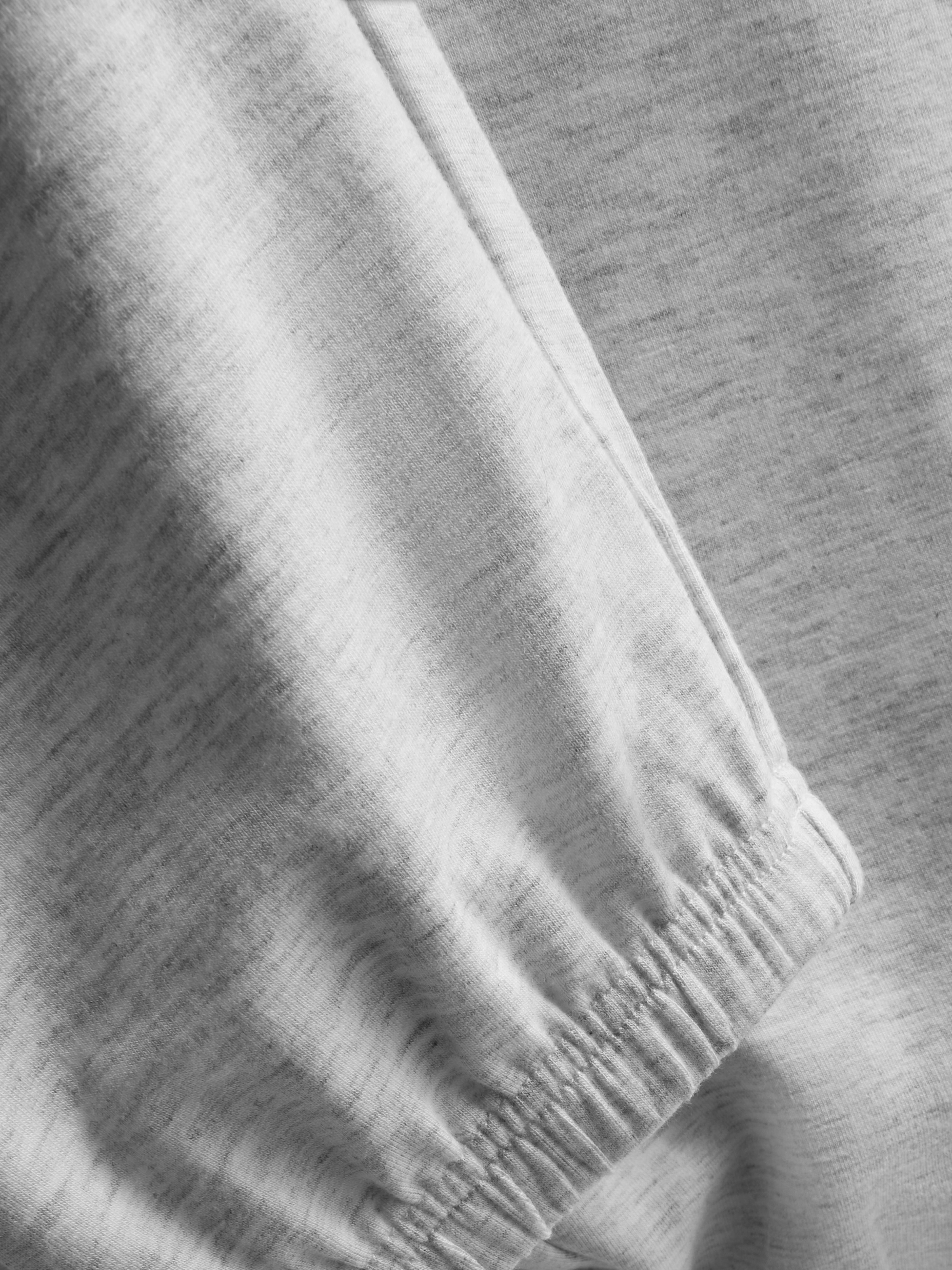 Cuffed-Leg Drawstring Pajama Bottoms