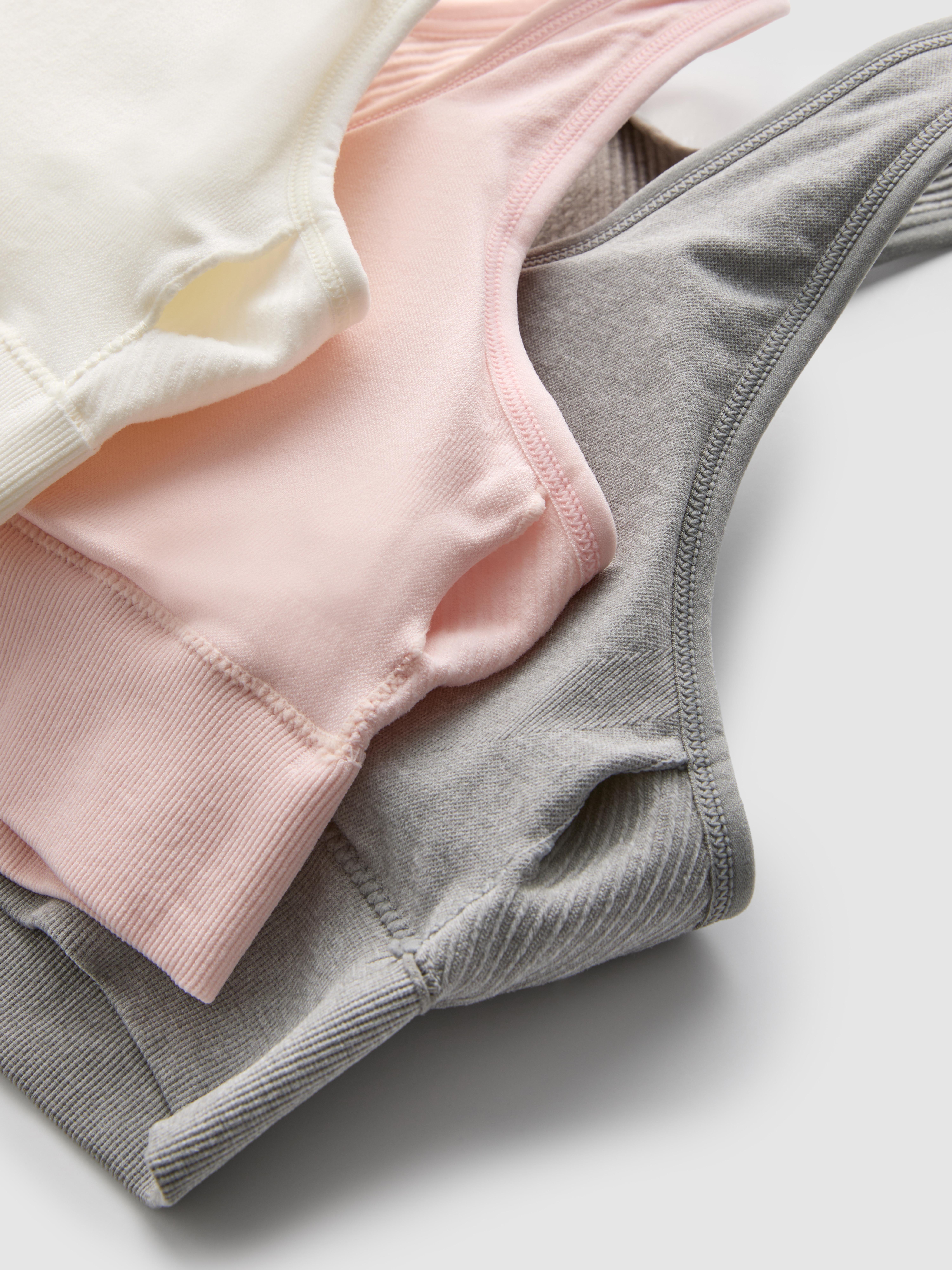 3pk Breast Cancer Awareness Seamless Racerback Sports Bras