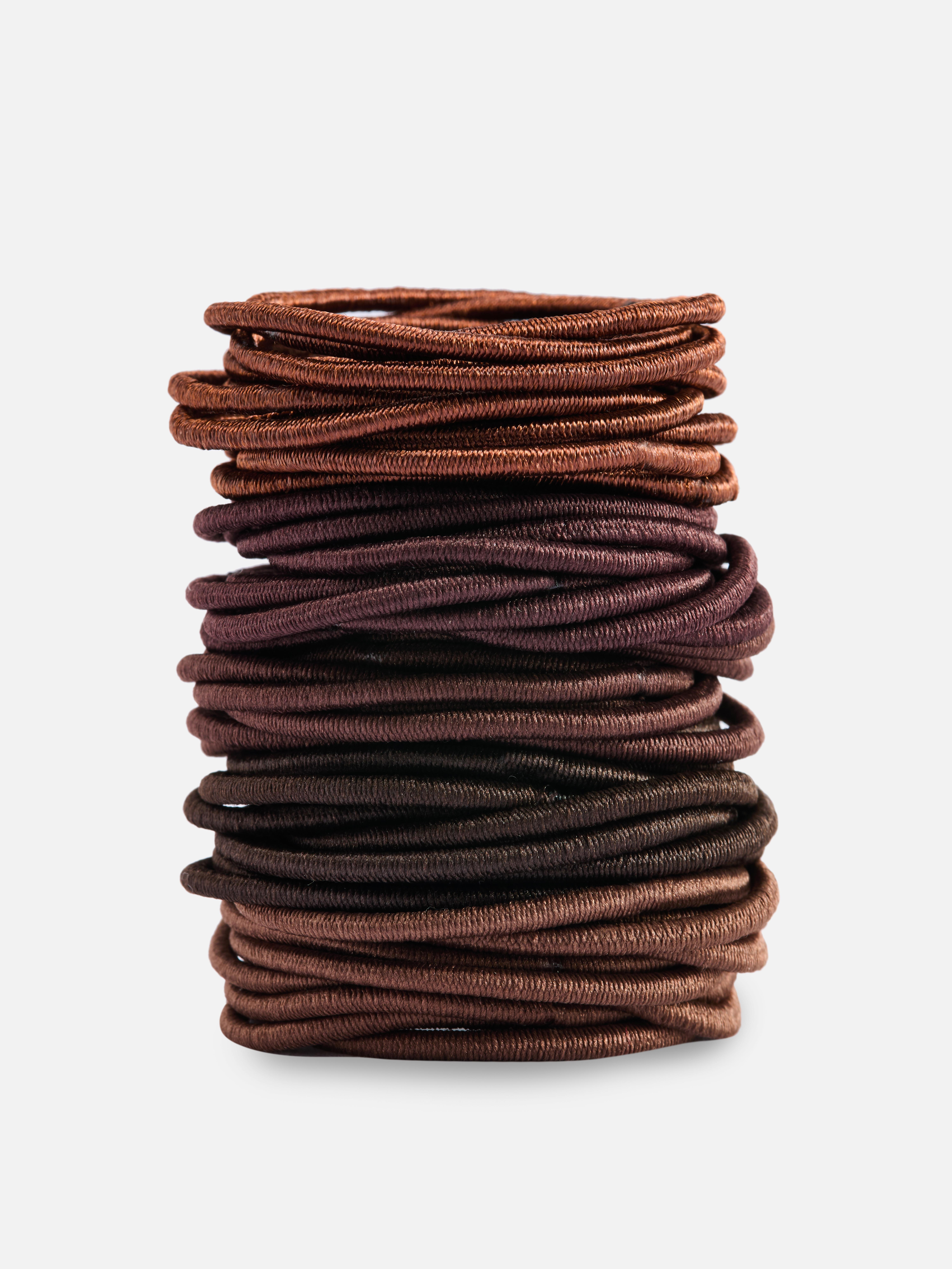 60-Pack Skinny Ponytail Holders