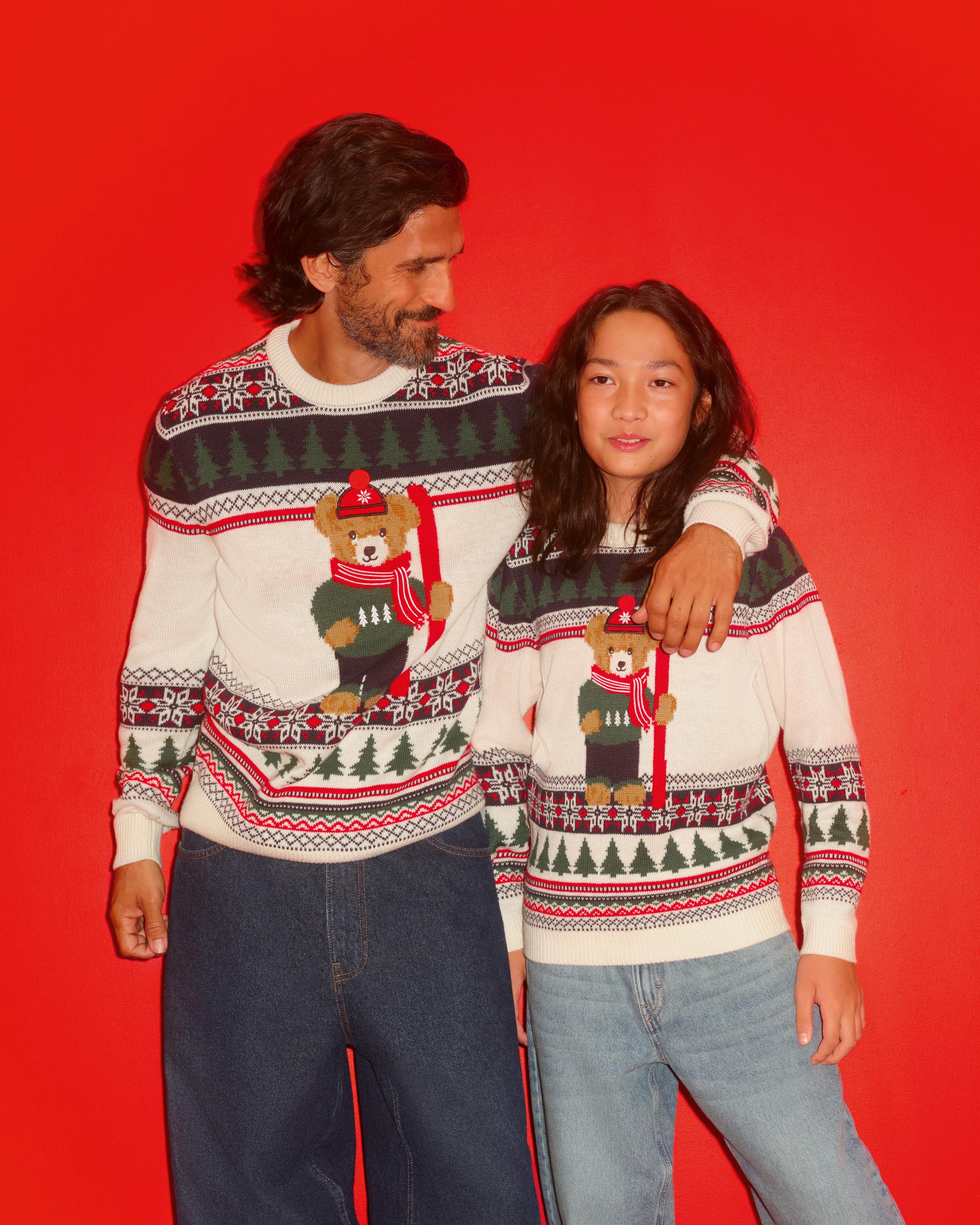 Men's Bear Fair Family Twinning Sweater