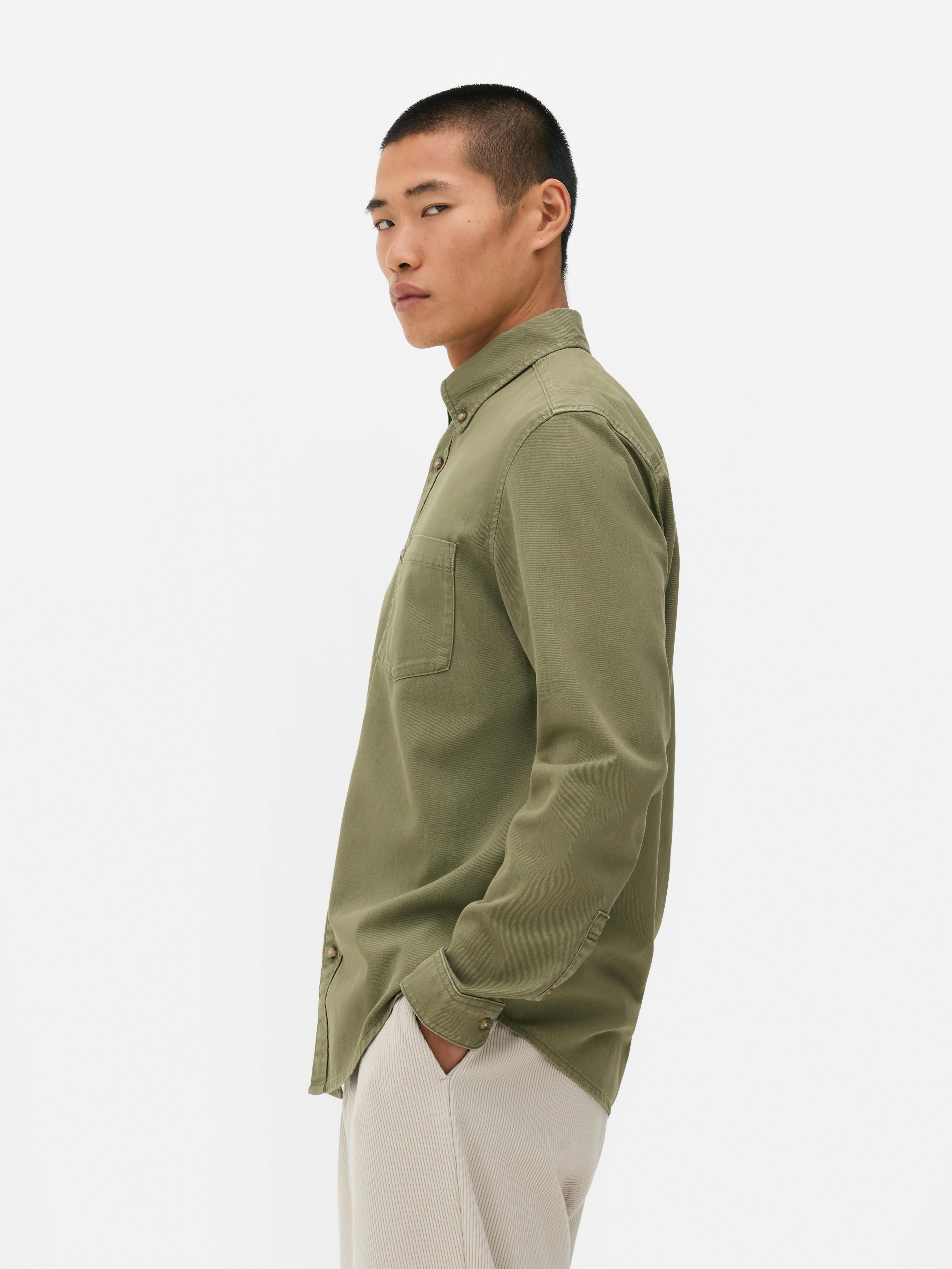 Long Sleeve Twill Shirt