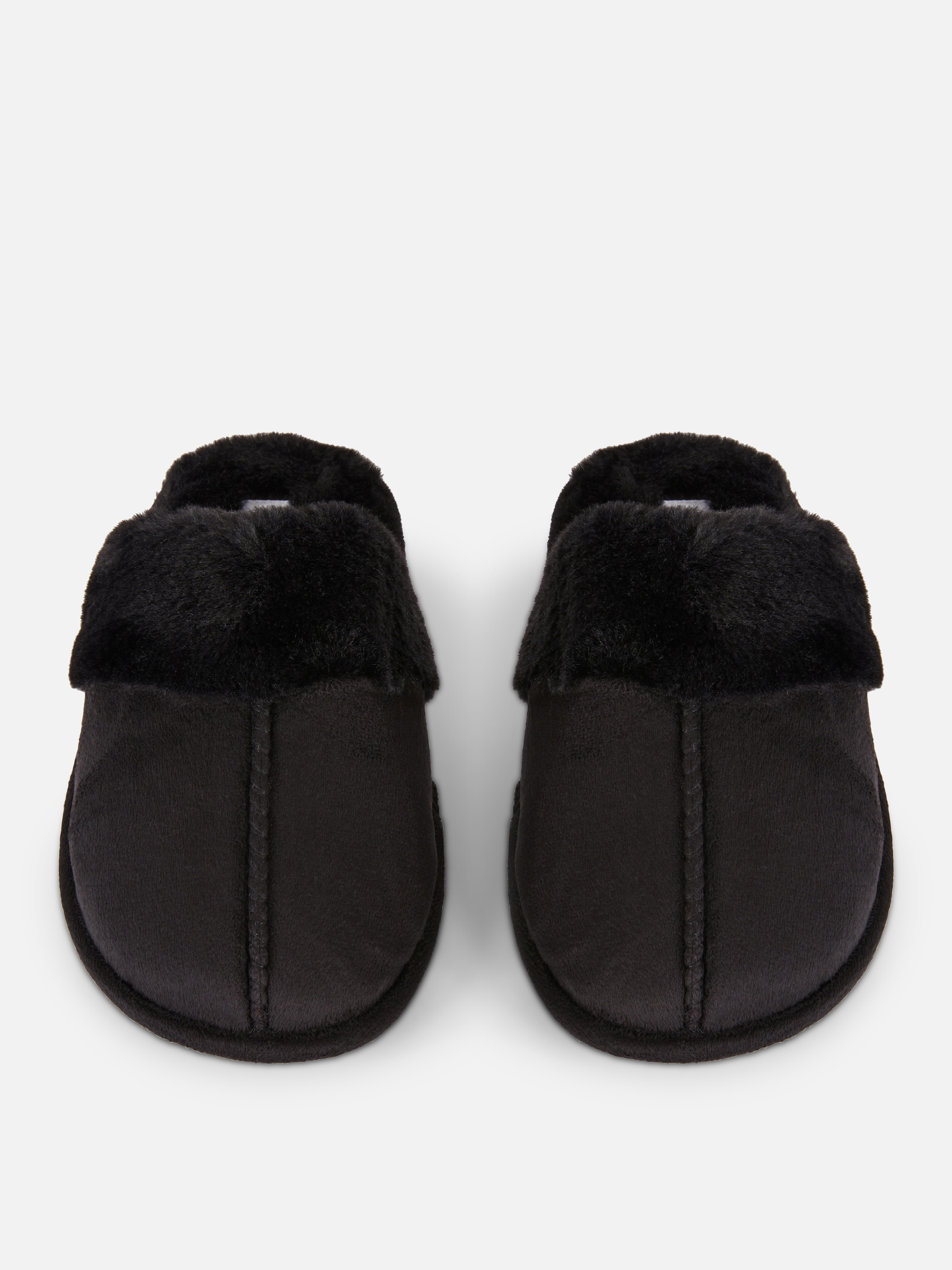 Plush Mule Slippers