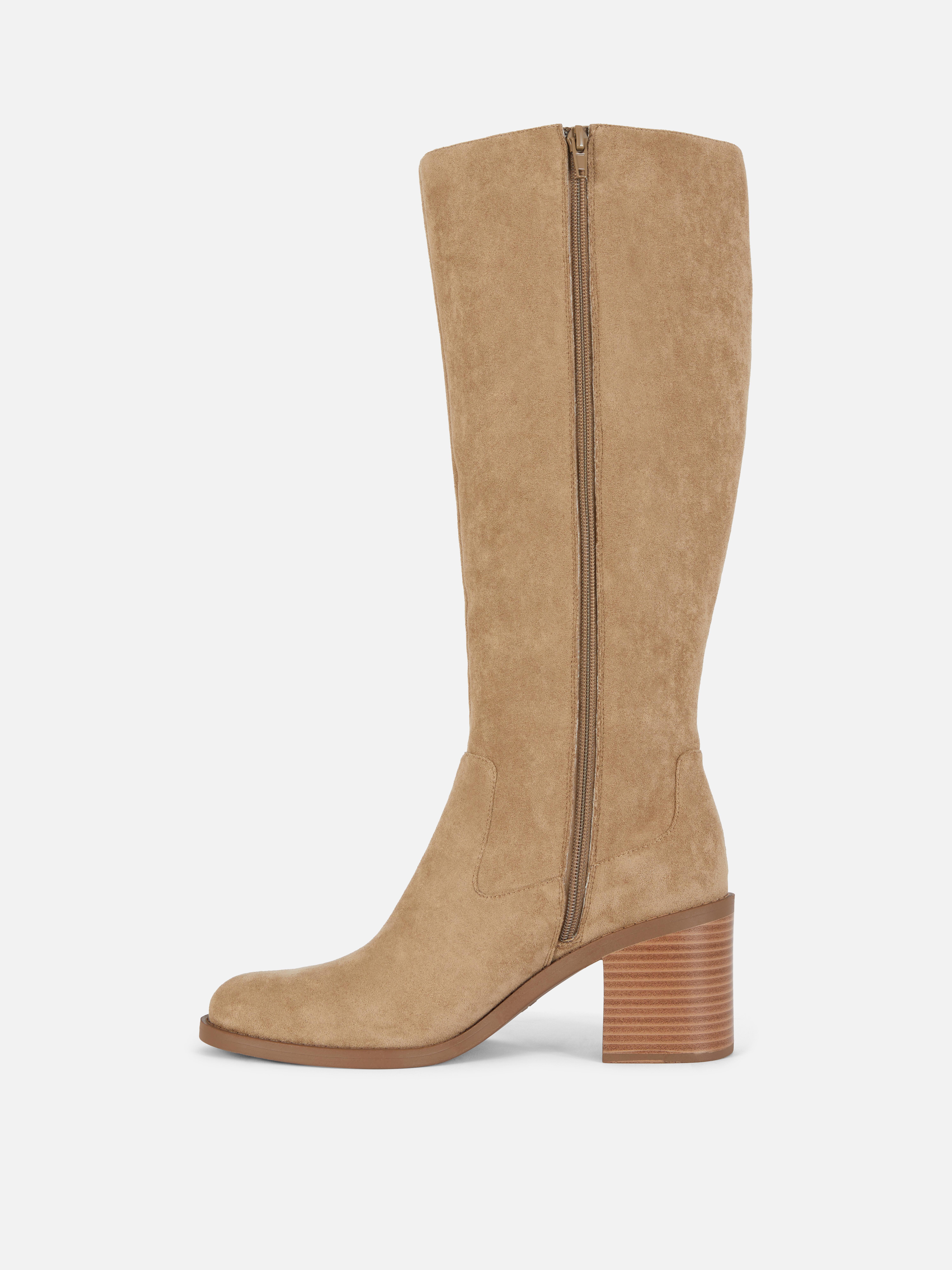 Knee High Block Heel Boots