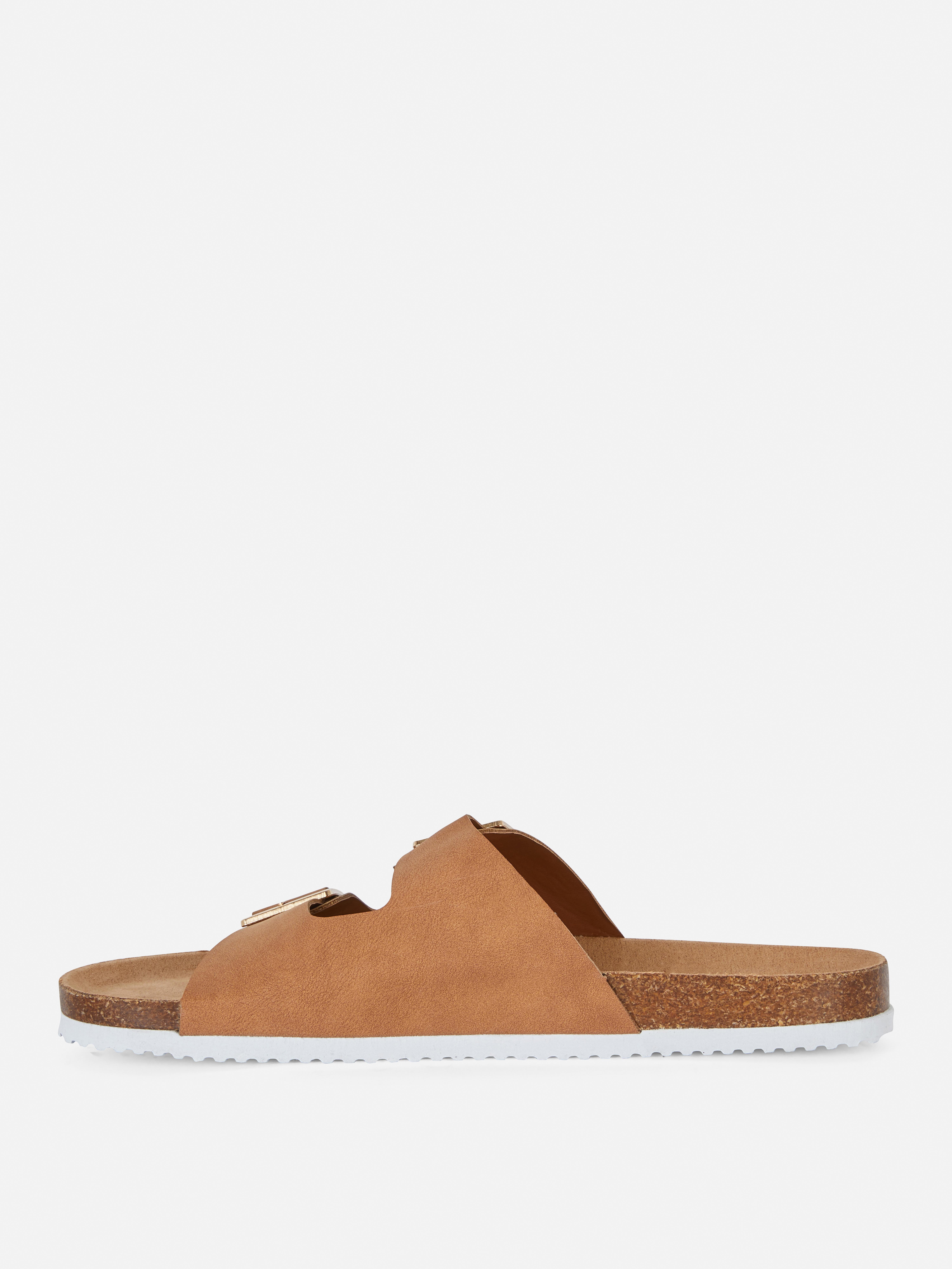 Two Strap Buckle Sandals