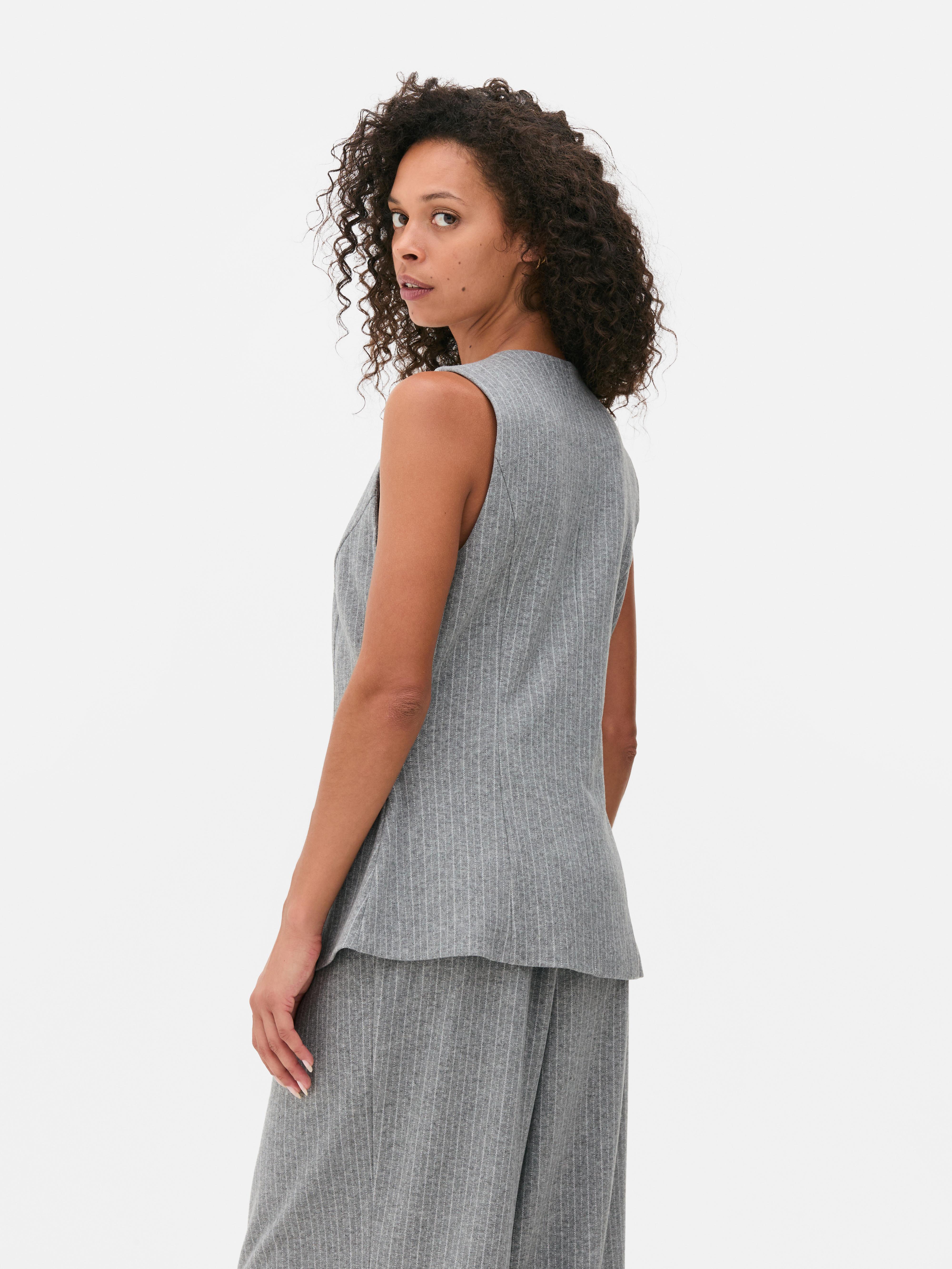 Tailored Pinstripe Waistcoat