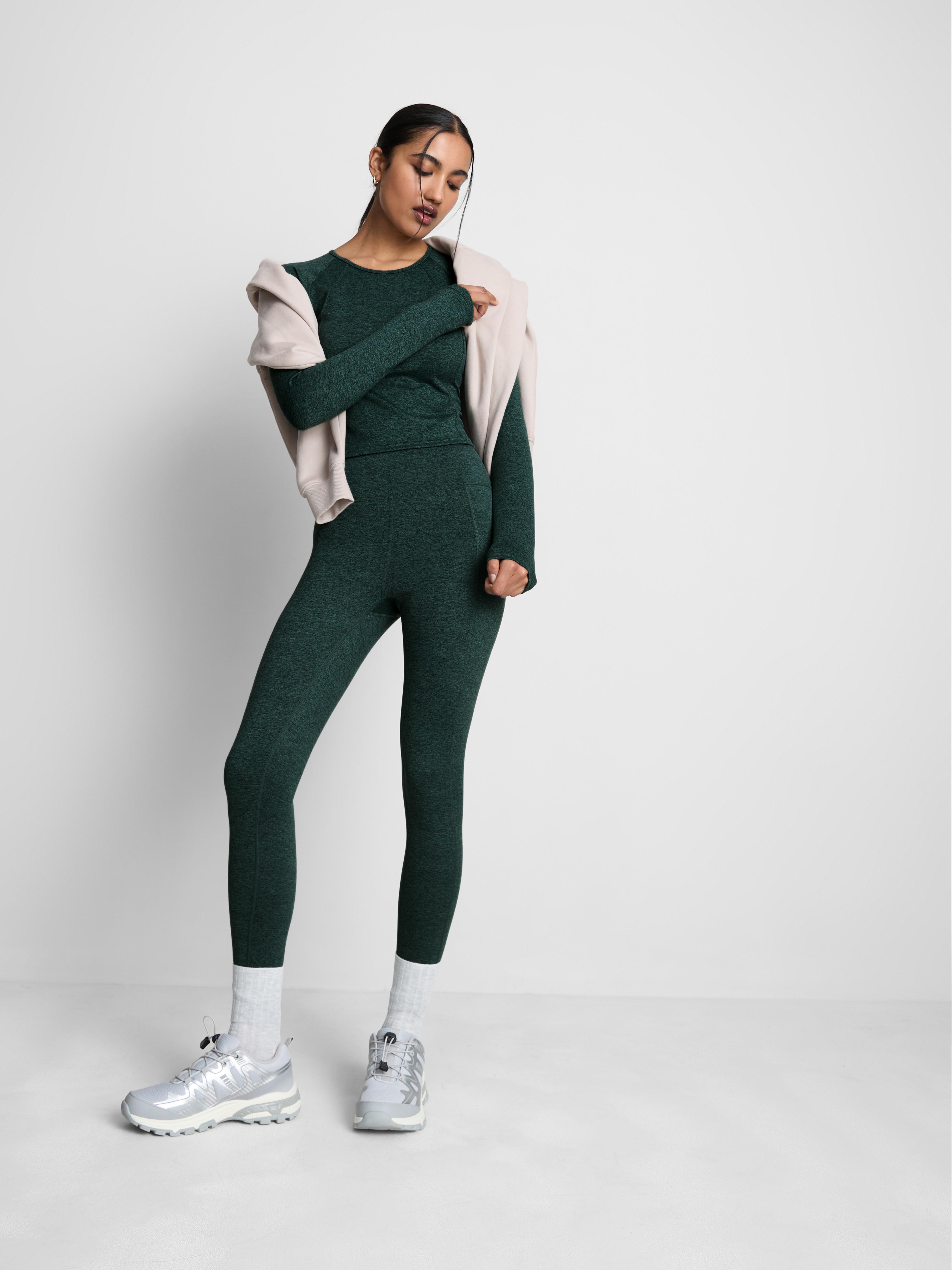 Cropped Marl Active Top