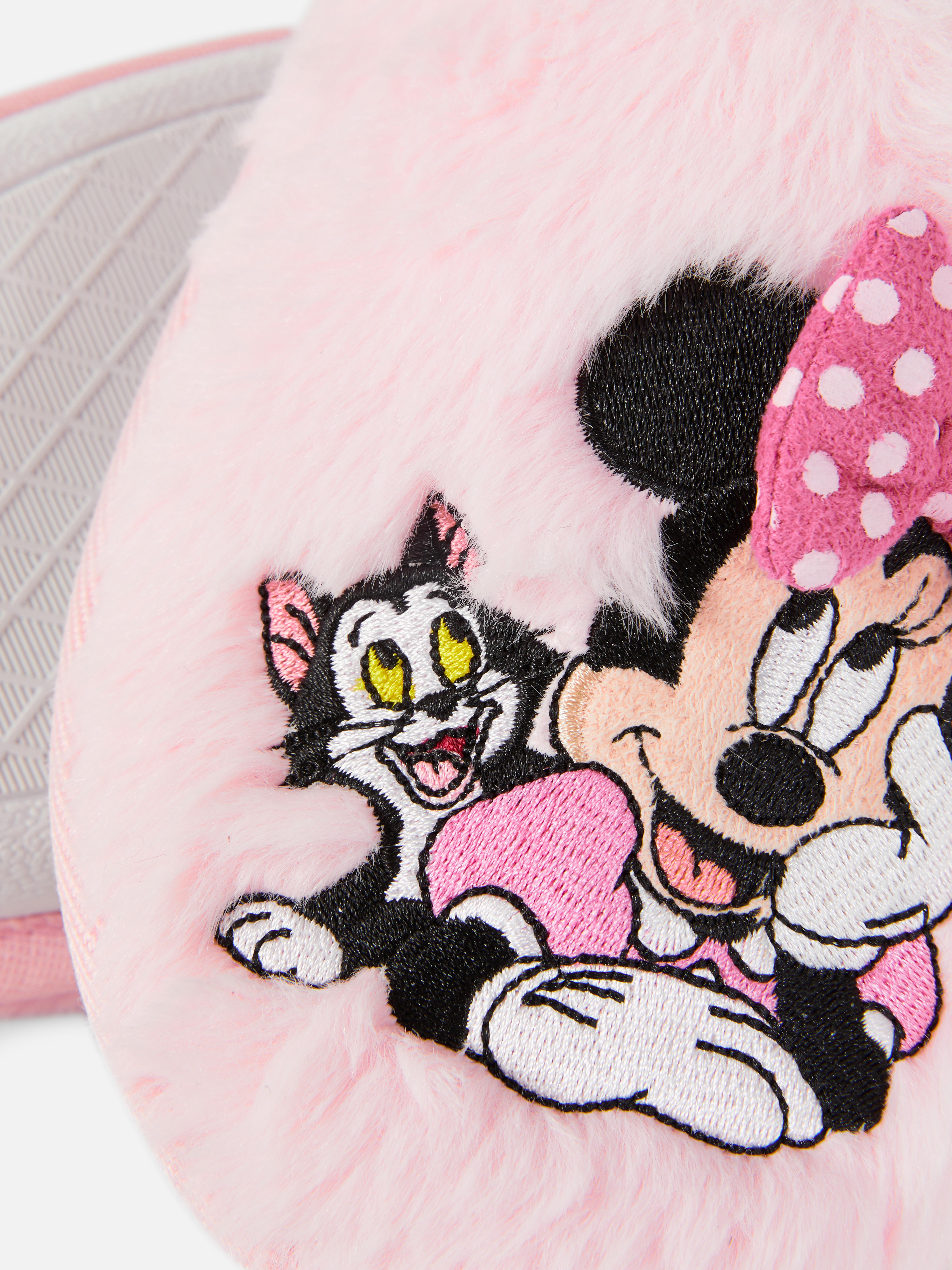 Disney’s Minnie Mouse Faux Fur Slippers