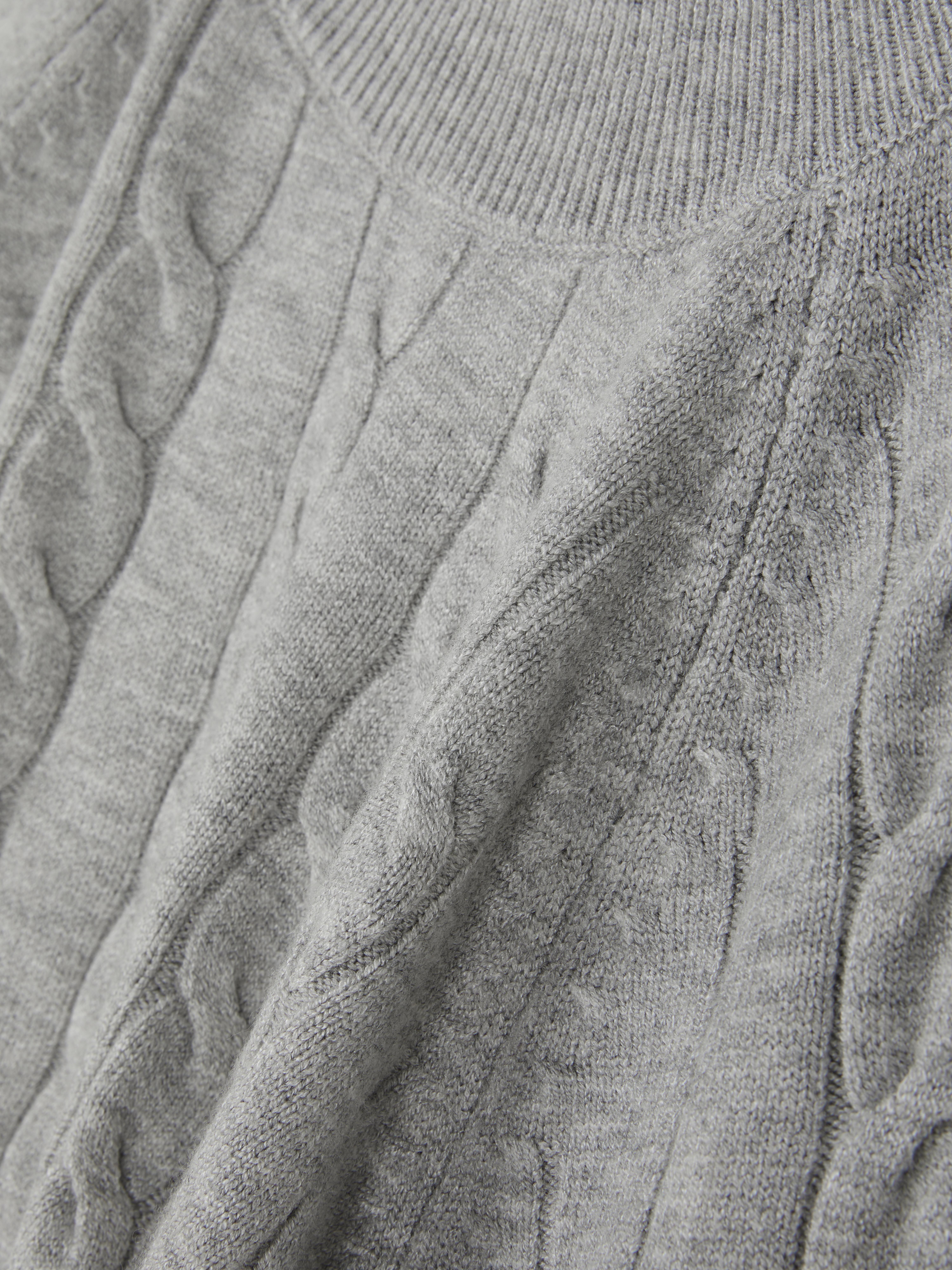 Turtle Neck Cable Sweater