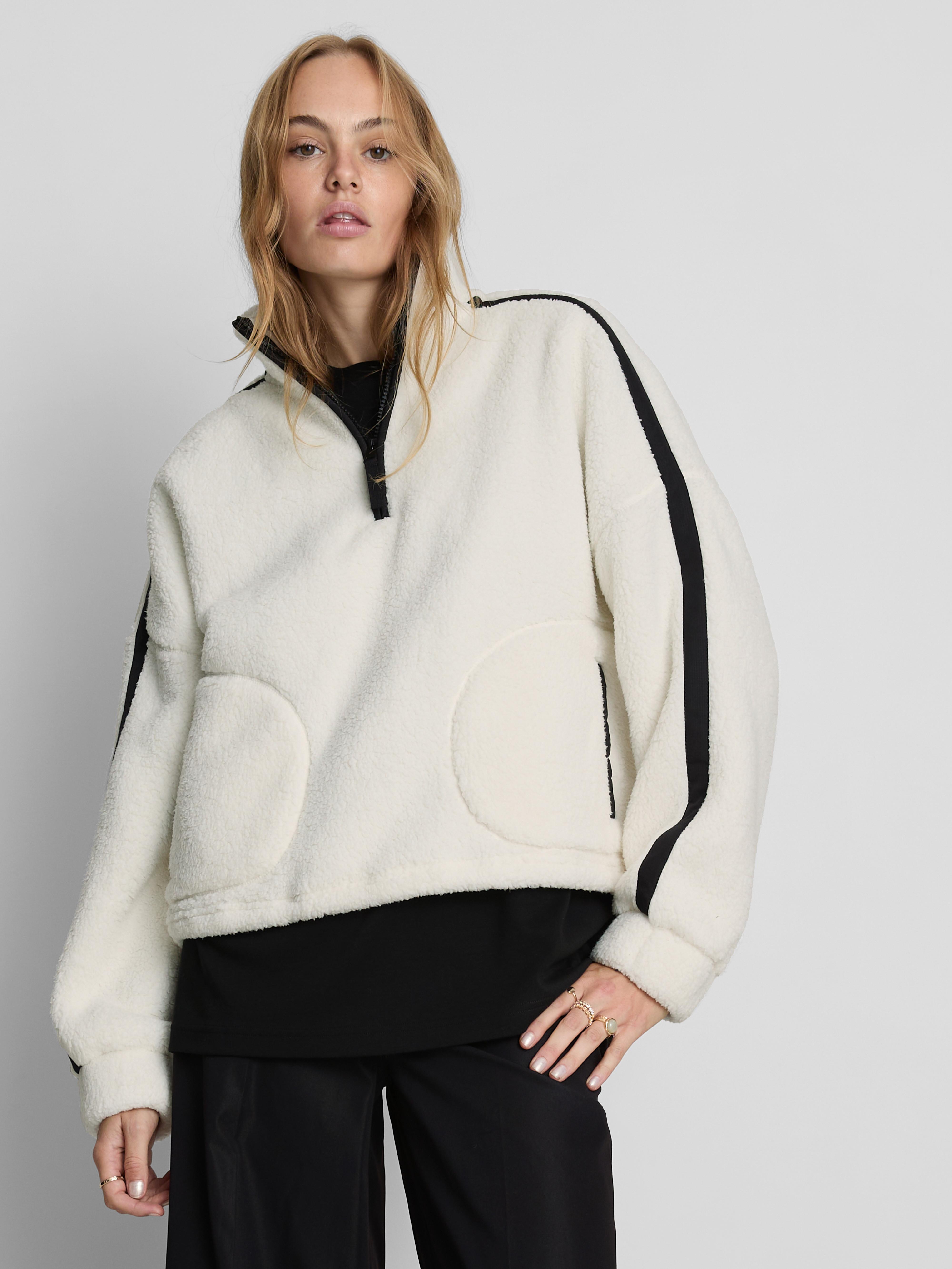 Contrast Pullover Fleece