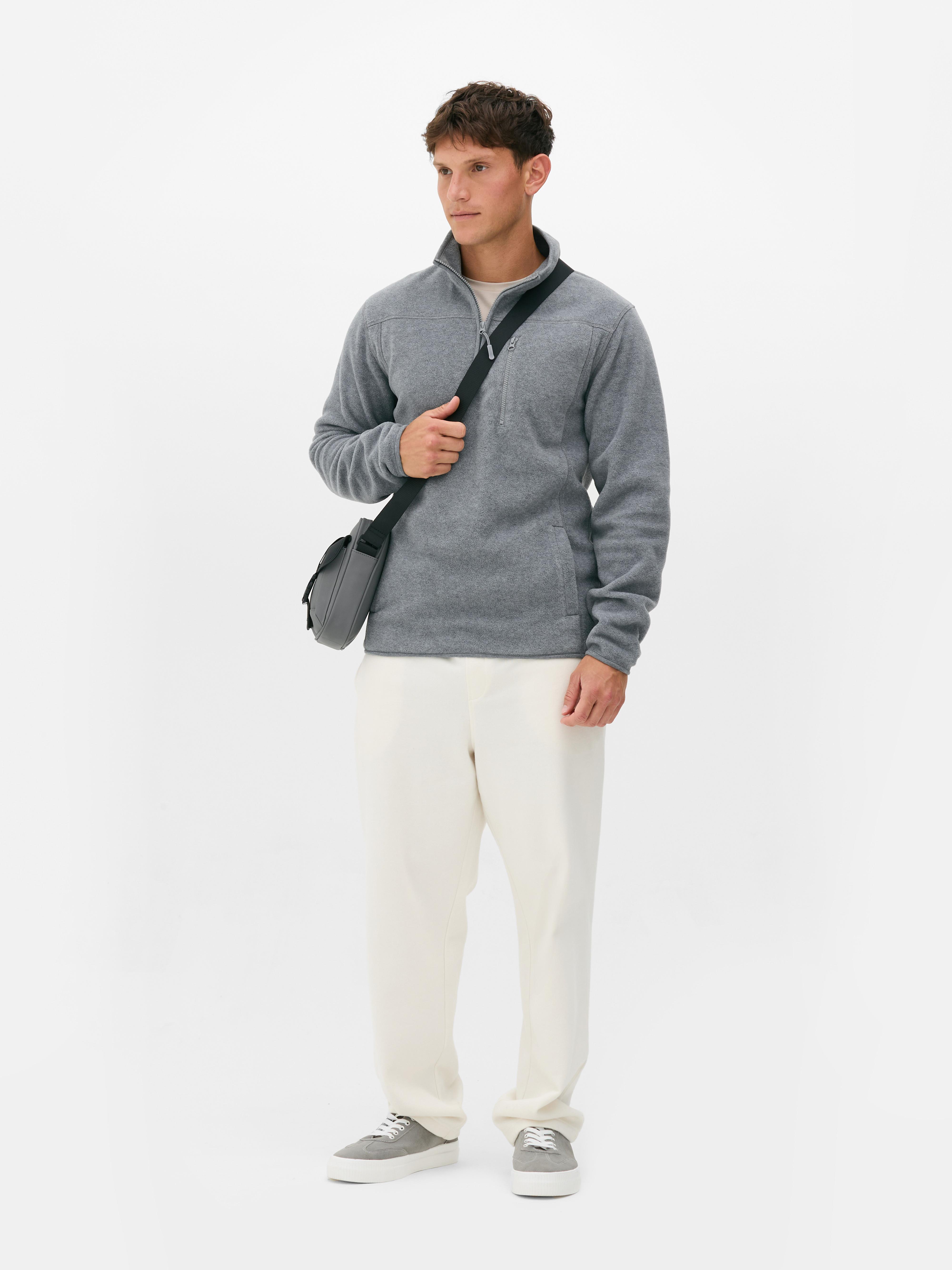 Quarter Zip Fleece Sweatshirt
