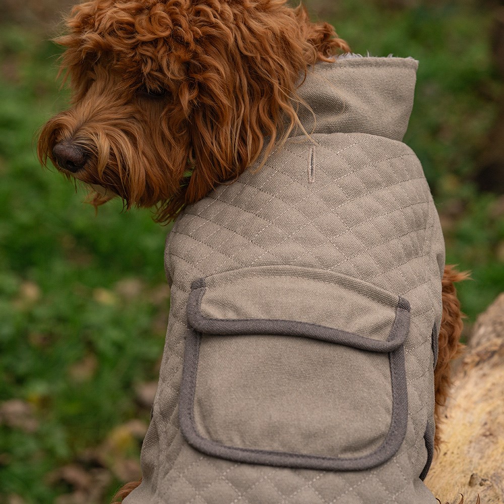 Great & Small Country Grey Canvas Coat