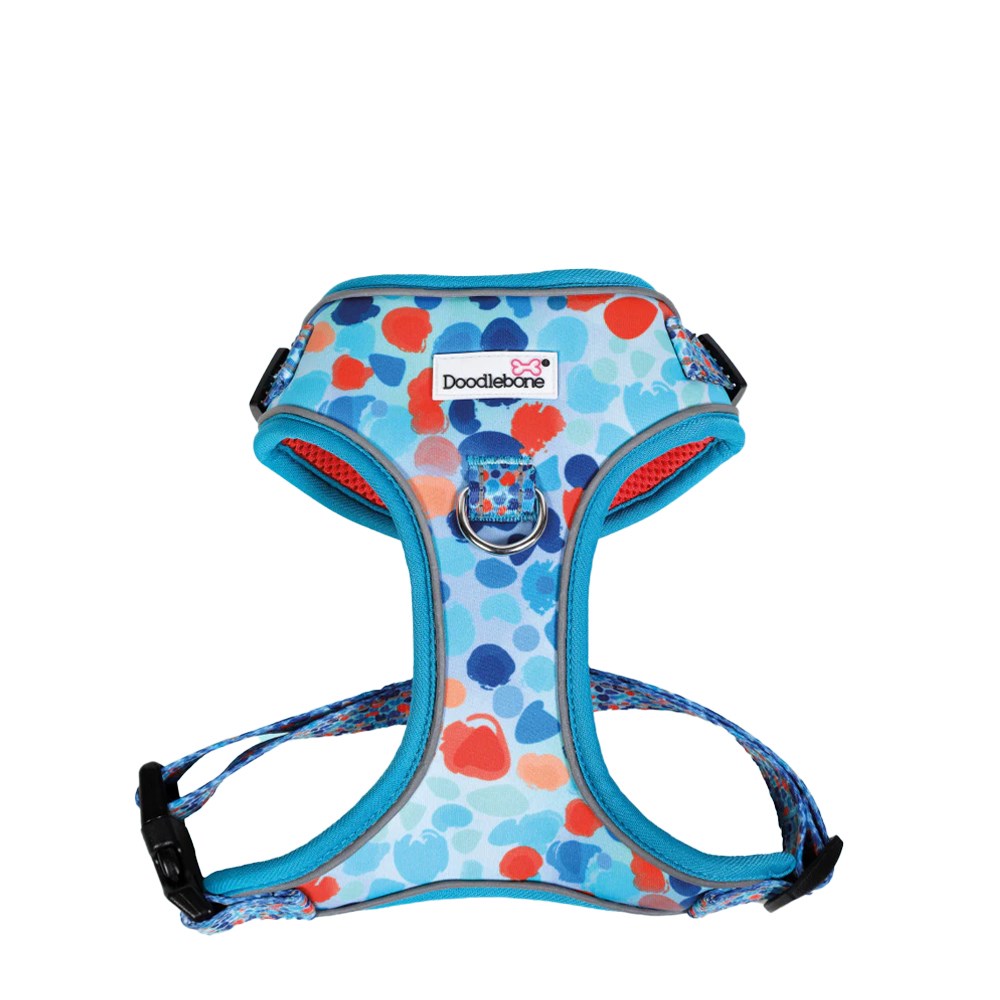 Doodlebone Adjustable Airmesh Dog Harness Reef