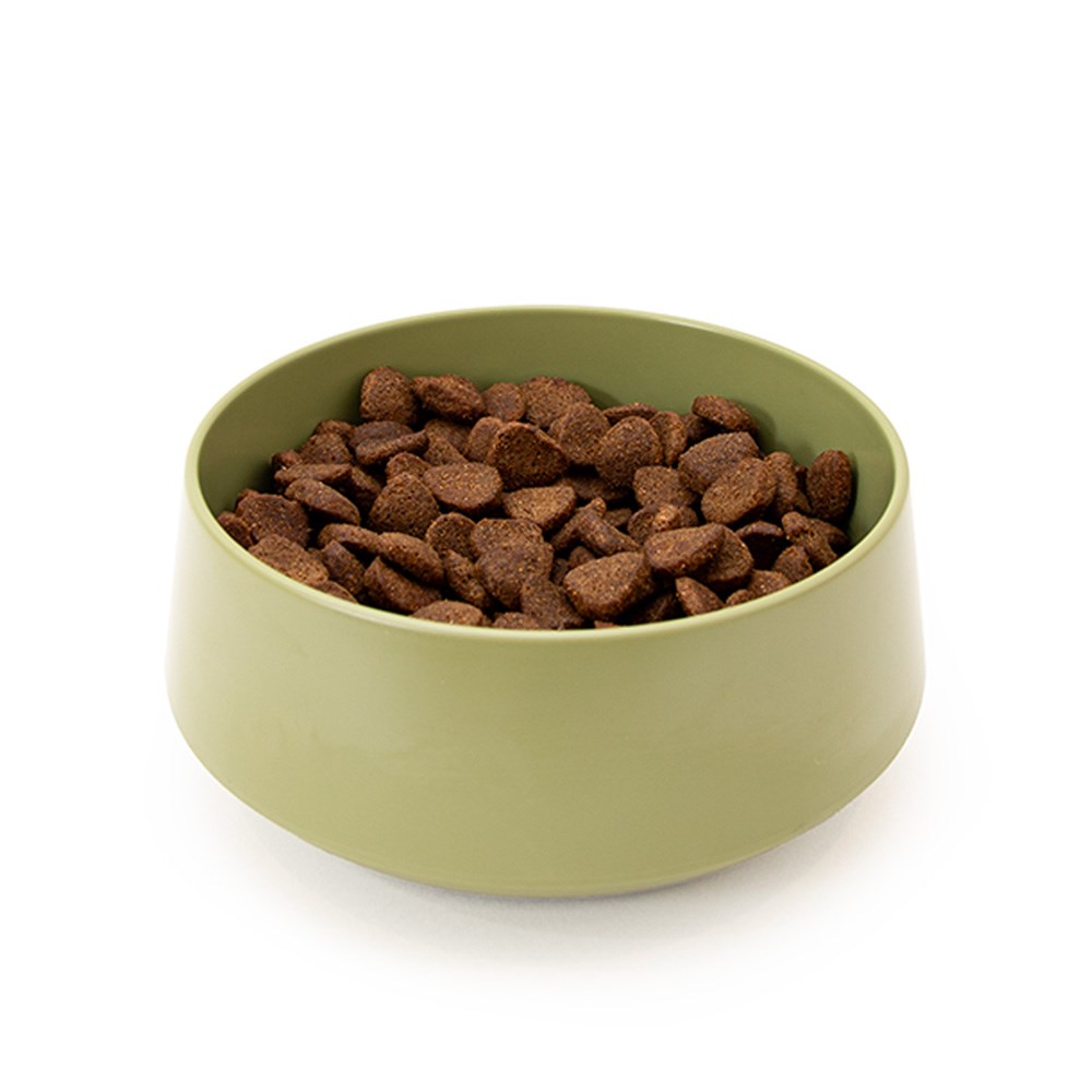 Great & Small Tuscan Olive Soluna Melamine Dog Bowl