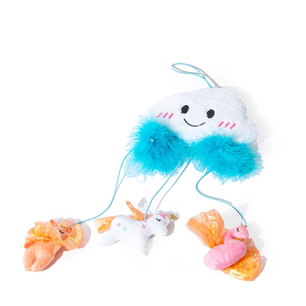 Great & Small Little&Lively Little Fluffy Cloud Door Hanger Cat Toy