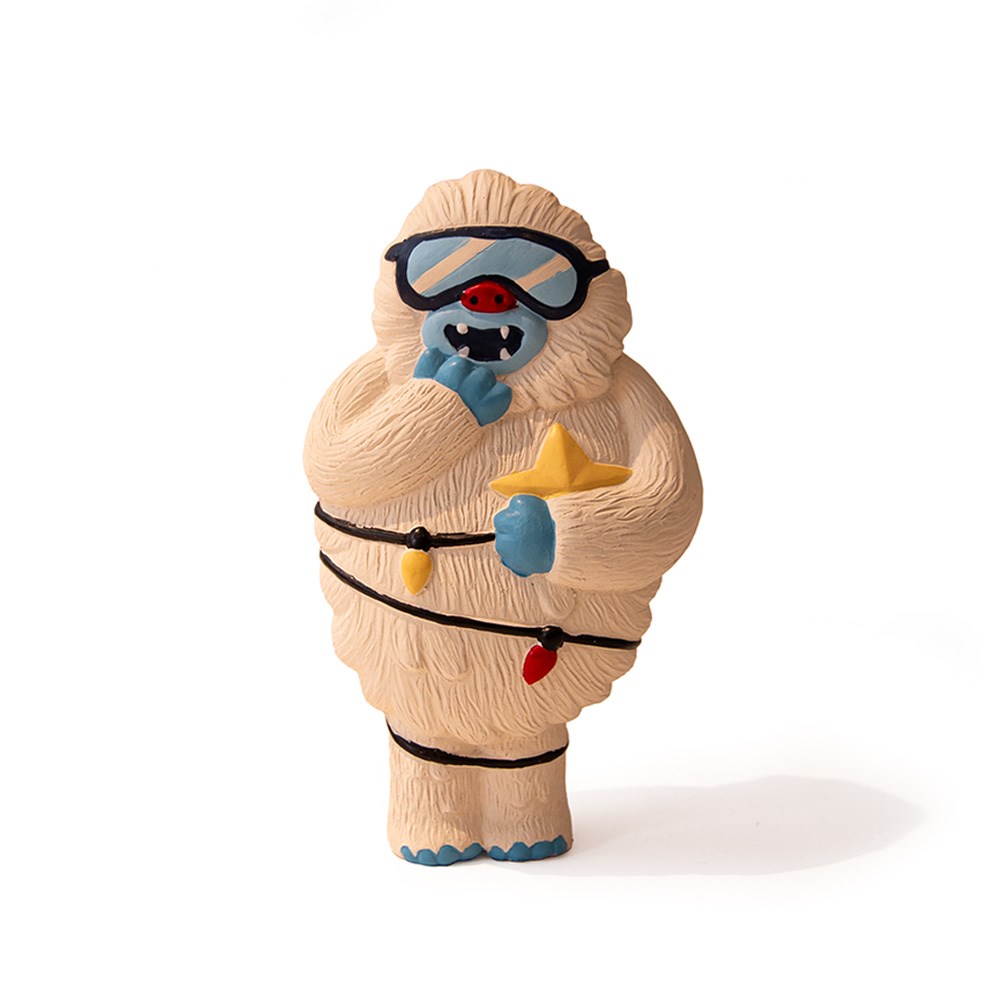 Great & Small Christmas Latex Lost Yeti Dog Toy