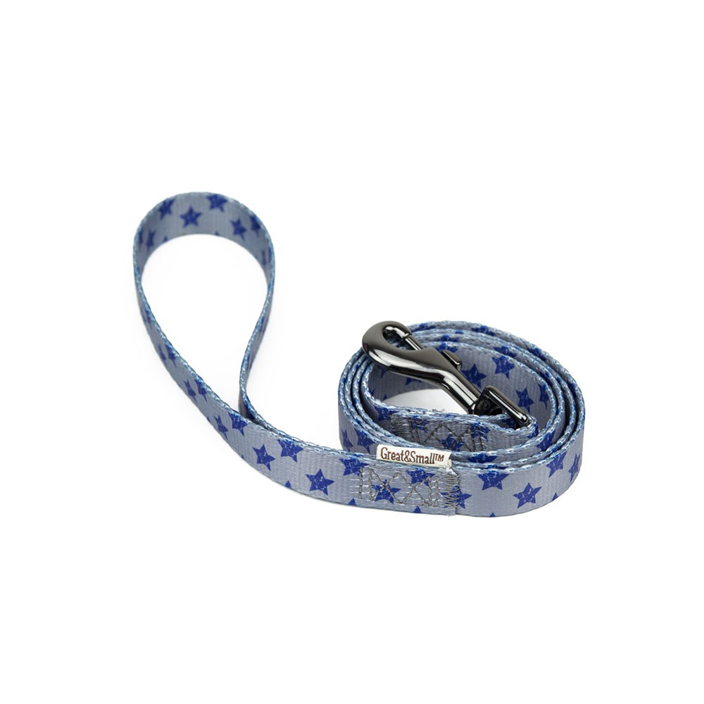 Great & Small Penrose Grey Star Dog Lead