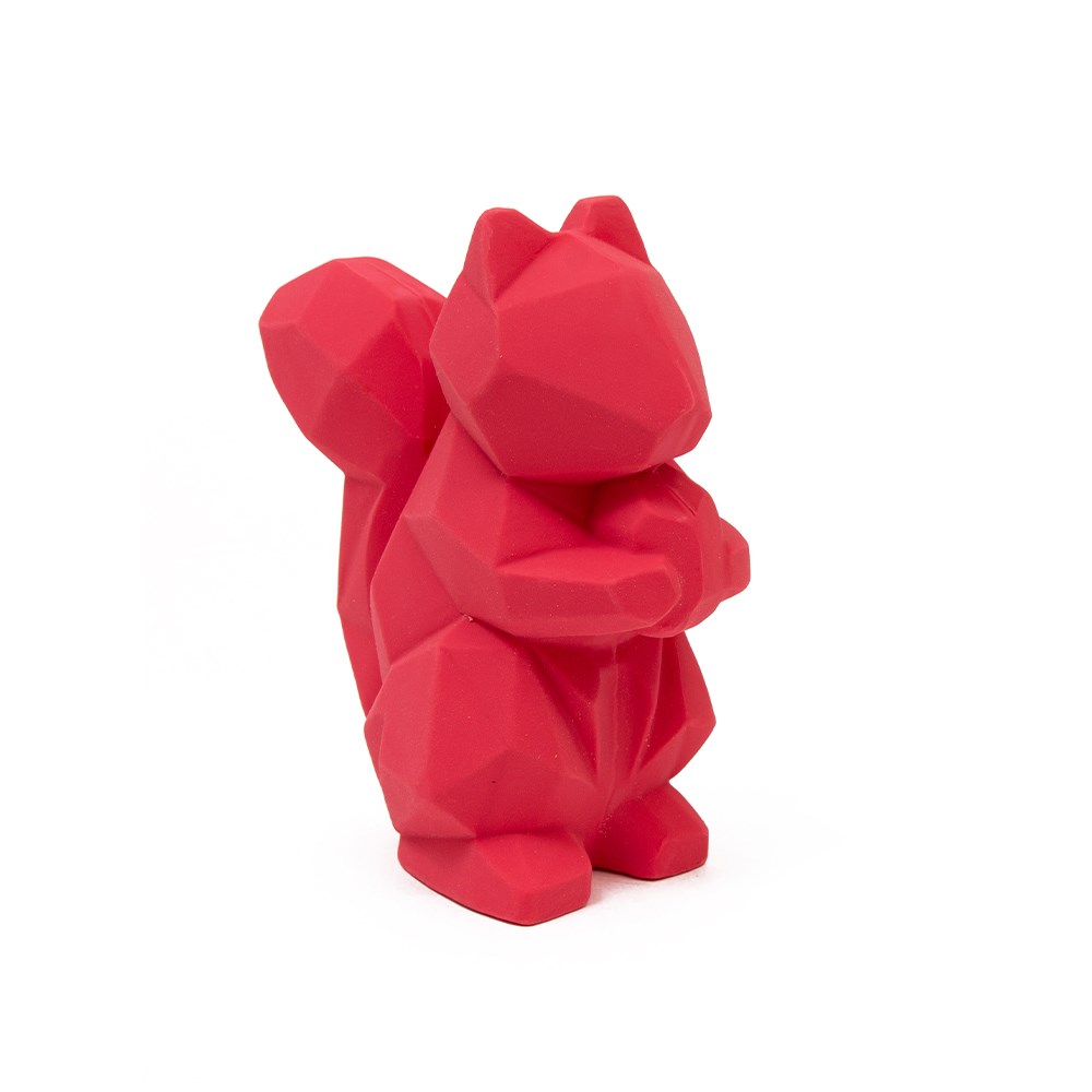 Great & Small Latex Geometric Squirrel Dog Toy