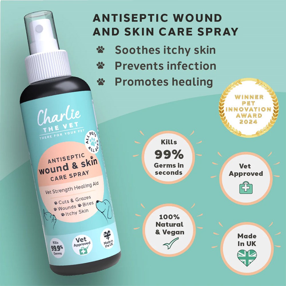 Charlie The Vet Wound & Skin Care Spray 100ml