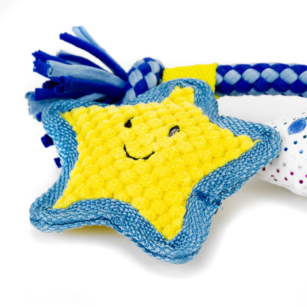 Great & Small Sleepy Stars Rope Dog Toy