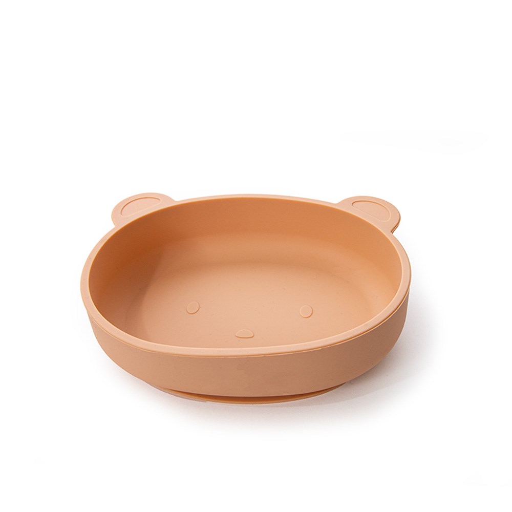 Great & Small Stay Put Little Bear Silicone Bowl