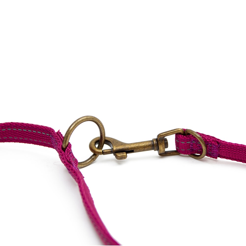 Great & Small Country Adjustable Dog Lead Orchid Pink
