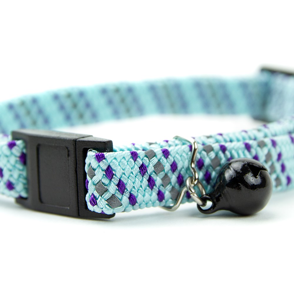 Great & Small Reflective Blue Cat Collar