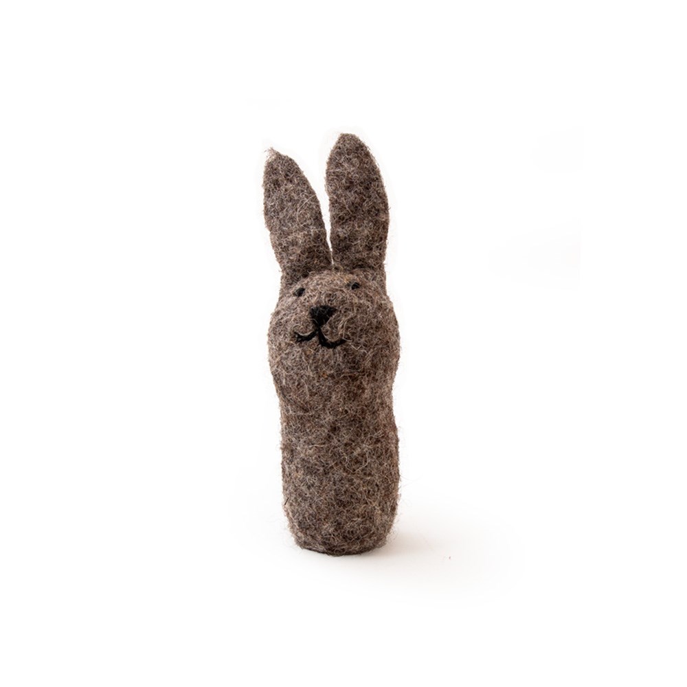 Great & Small MoMo Felt Grey Bunny Cat Toy