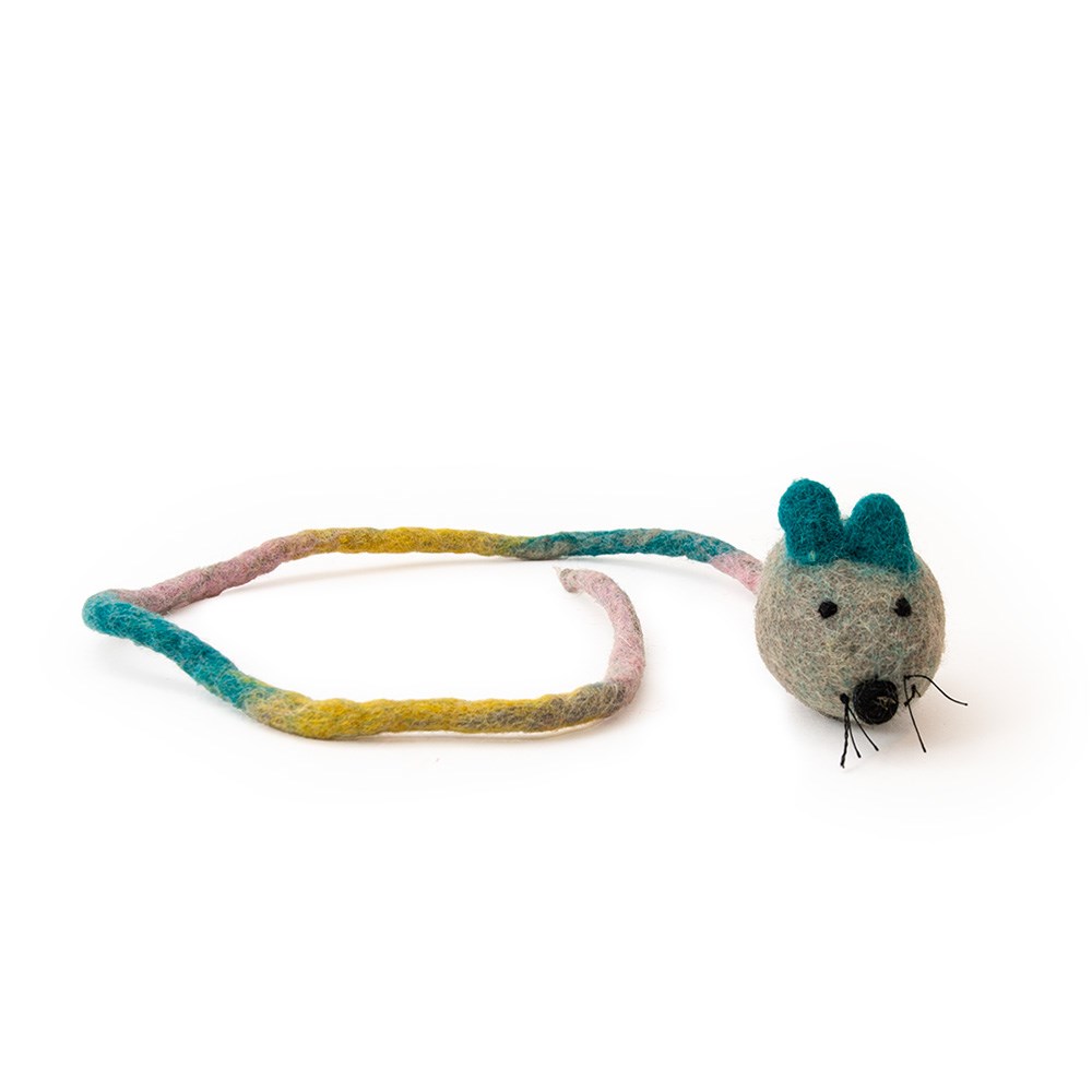 Great & Small MoMo Felt Long Tail Mouse Cat Toy