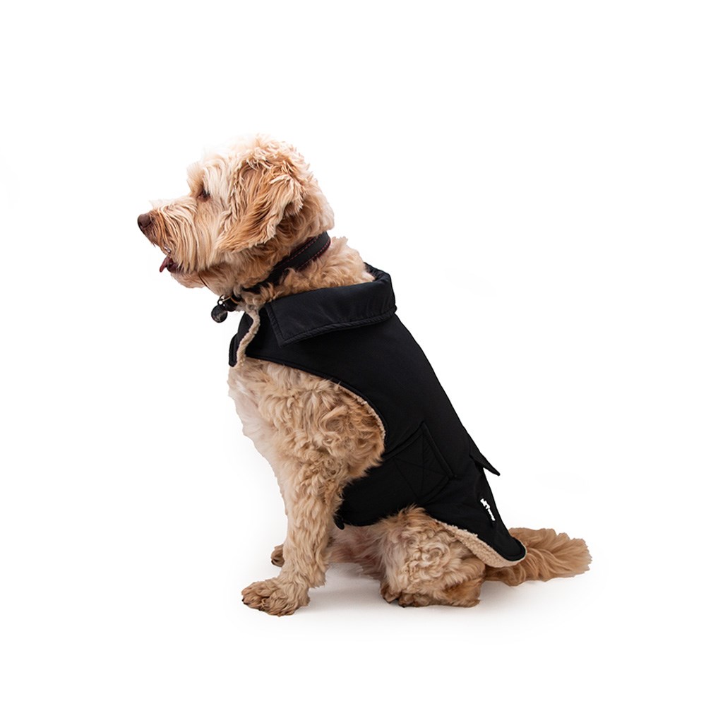 Great & Small Penrose Black Water Resistance with Sherpa Lining Coat