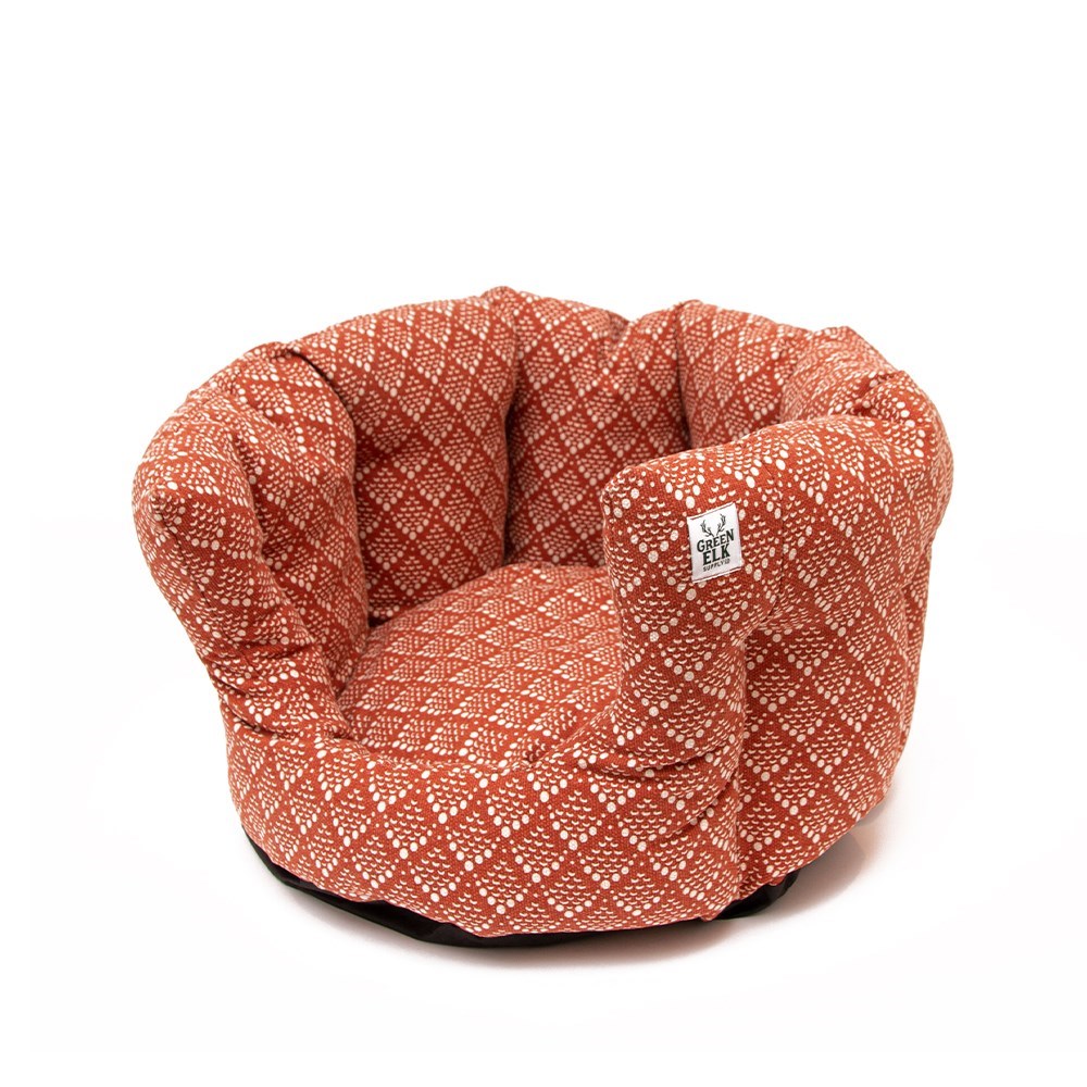 Green Elk Cuddle Pet Bed