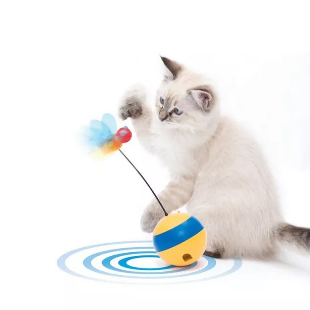 Catit Play Tumbler Bee Cat Toy