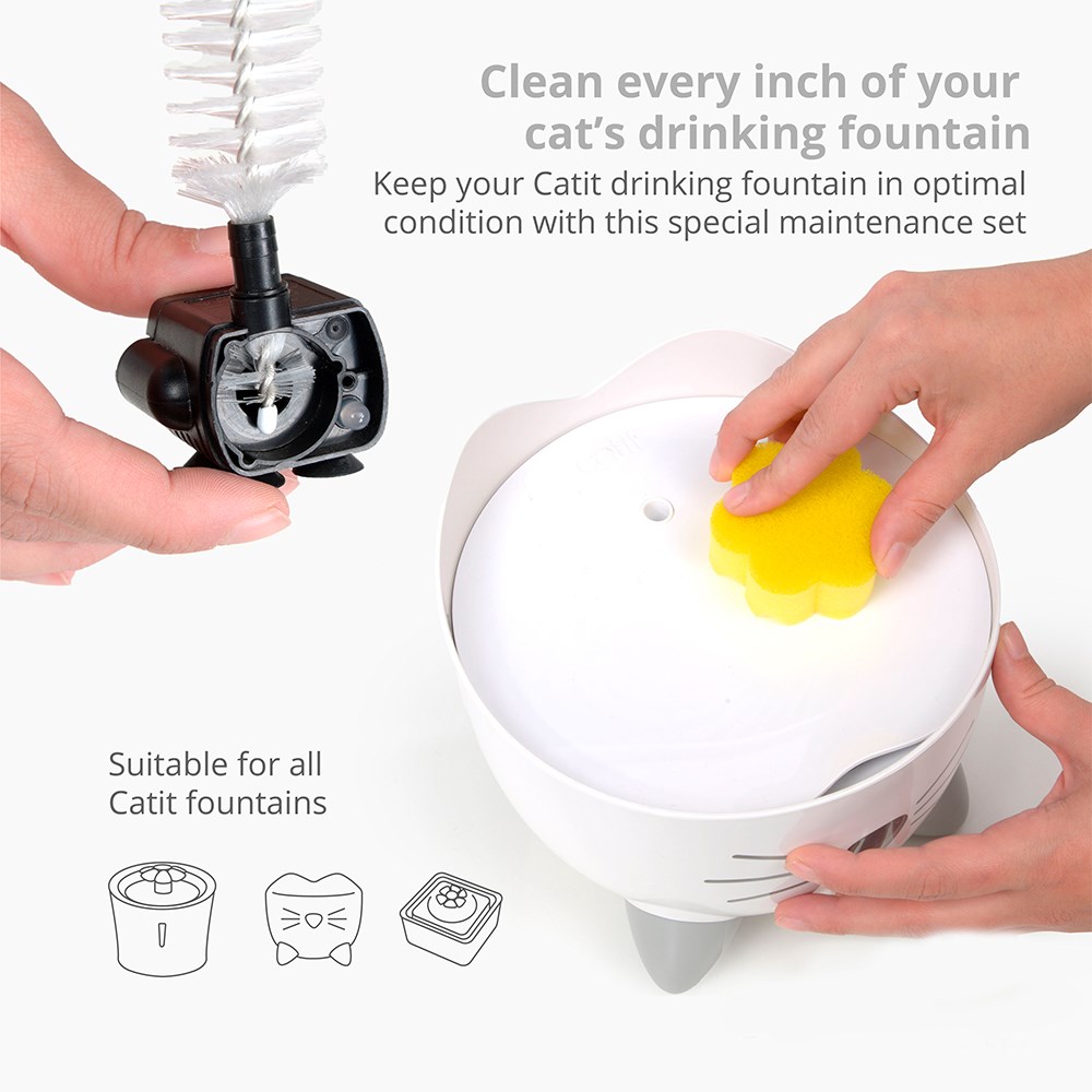 Catit Senses Flower Fountain Cleaning Set