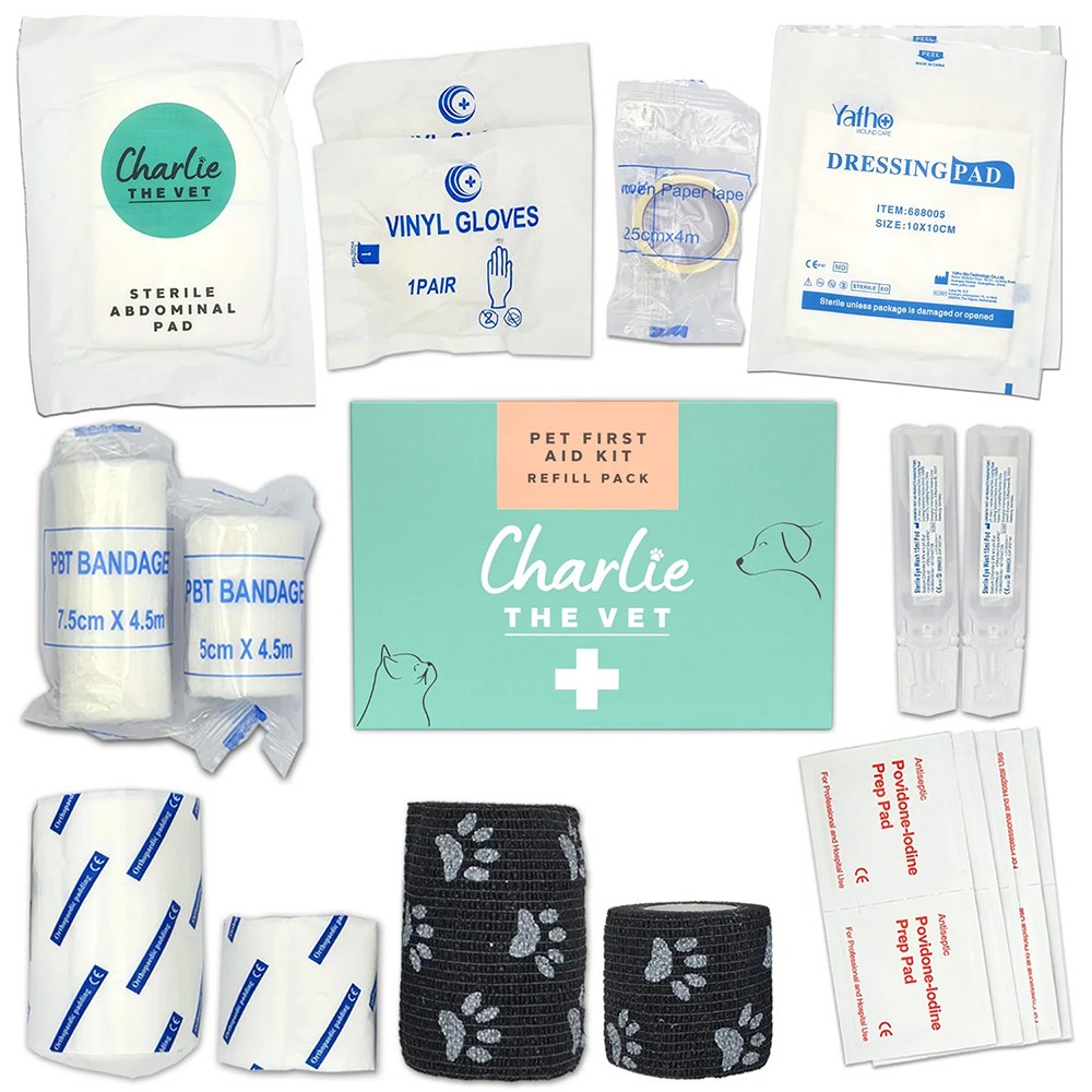 Charlie The Vet Pet First Aid Kit Refill Pack