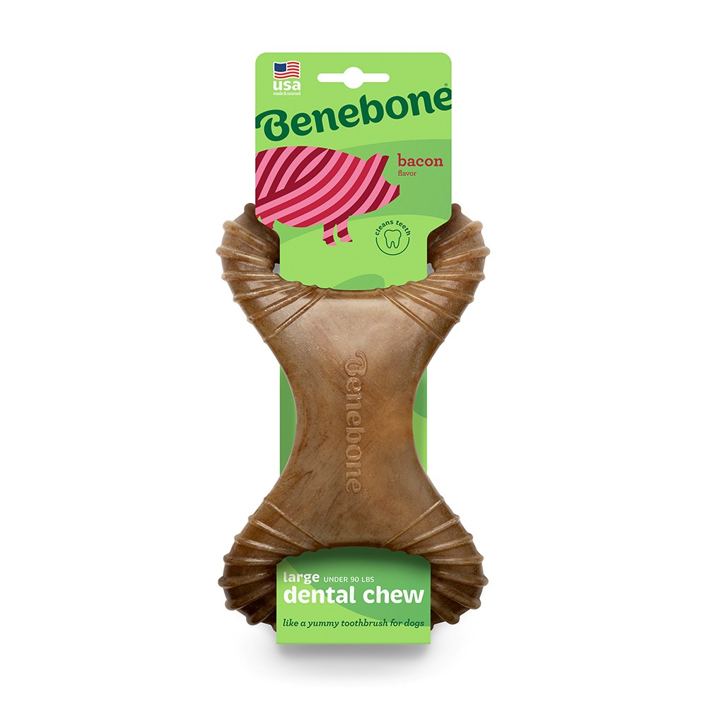 Benebone Dental Bacon Dog Chew