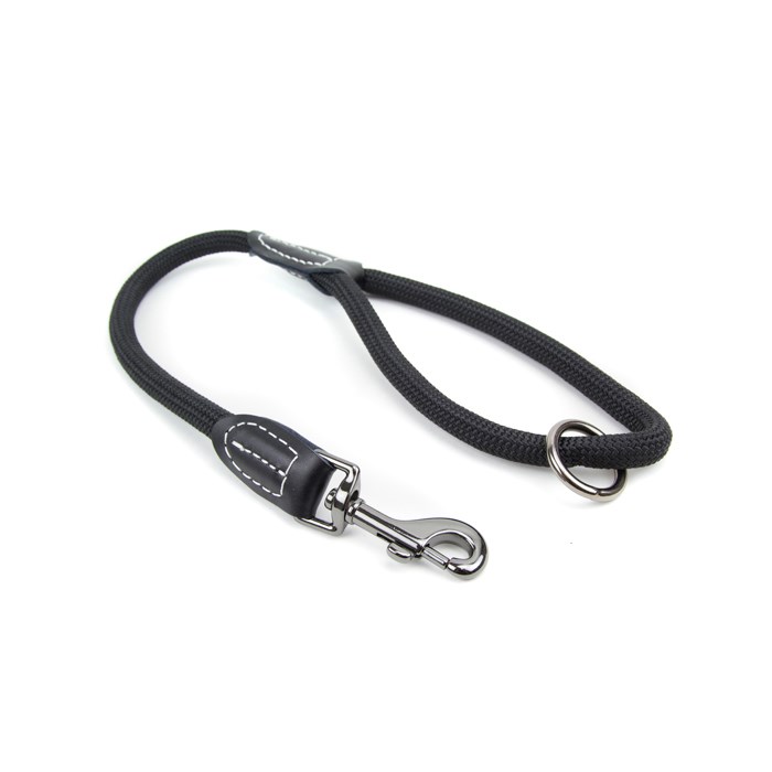 Great & Small Mountain Rope Dog Lead Black