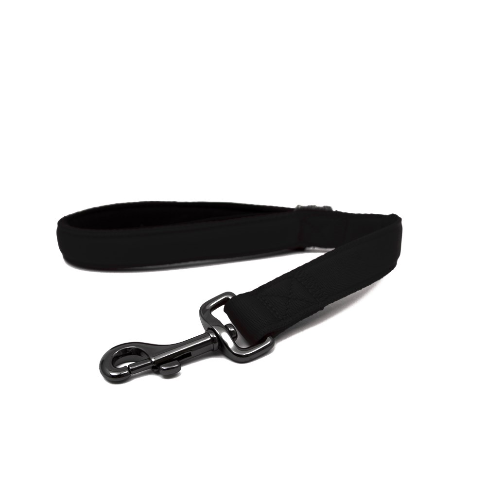 Great & Small Classic Cushion Dog Lead Black