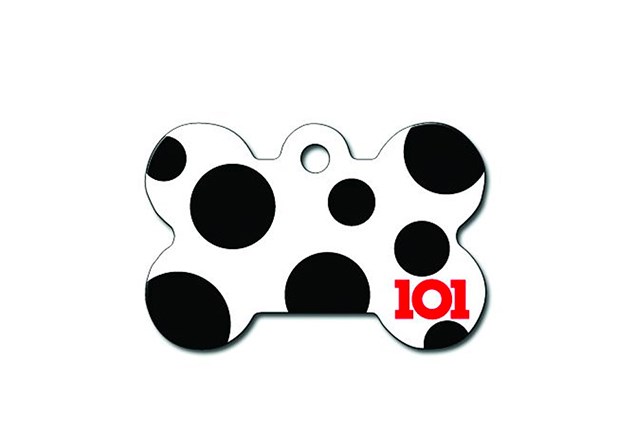 Quick Tag 101 Dalmations Bone ID Tag