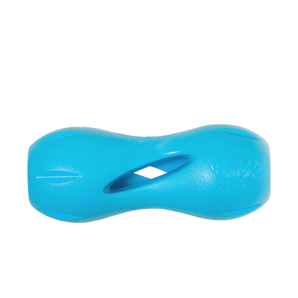 West Paw Qwizl Blue Dog Toy