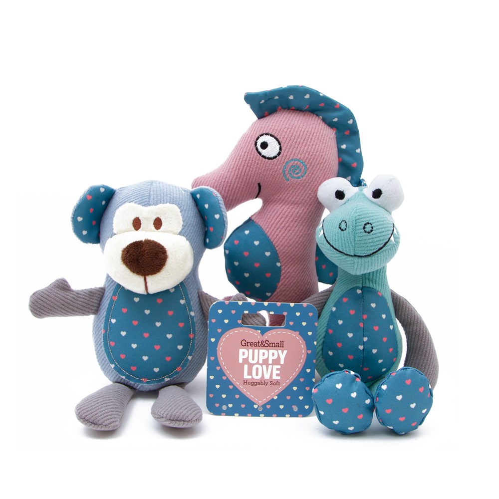 Great & Small Puppy Love Seahorse Dog Toy