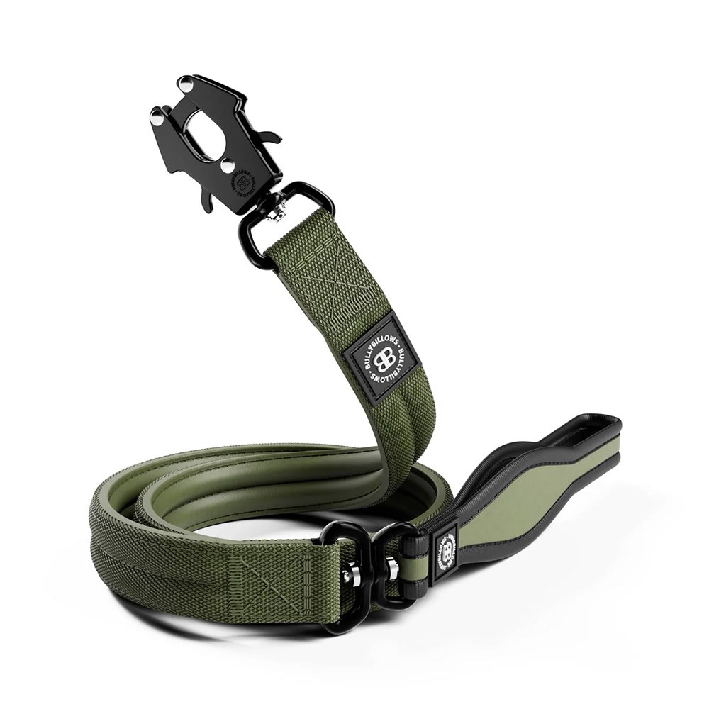 Bully Billows Mini Swivel Dog Lead Khaki