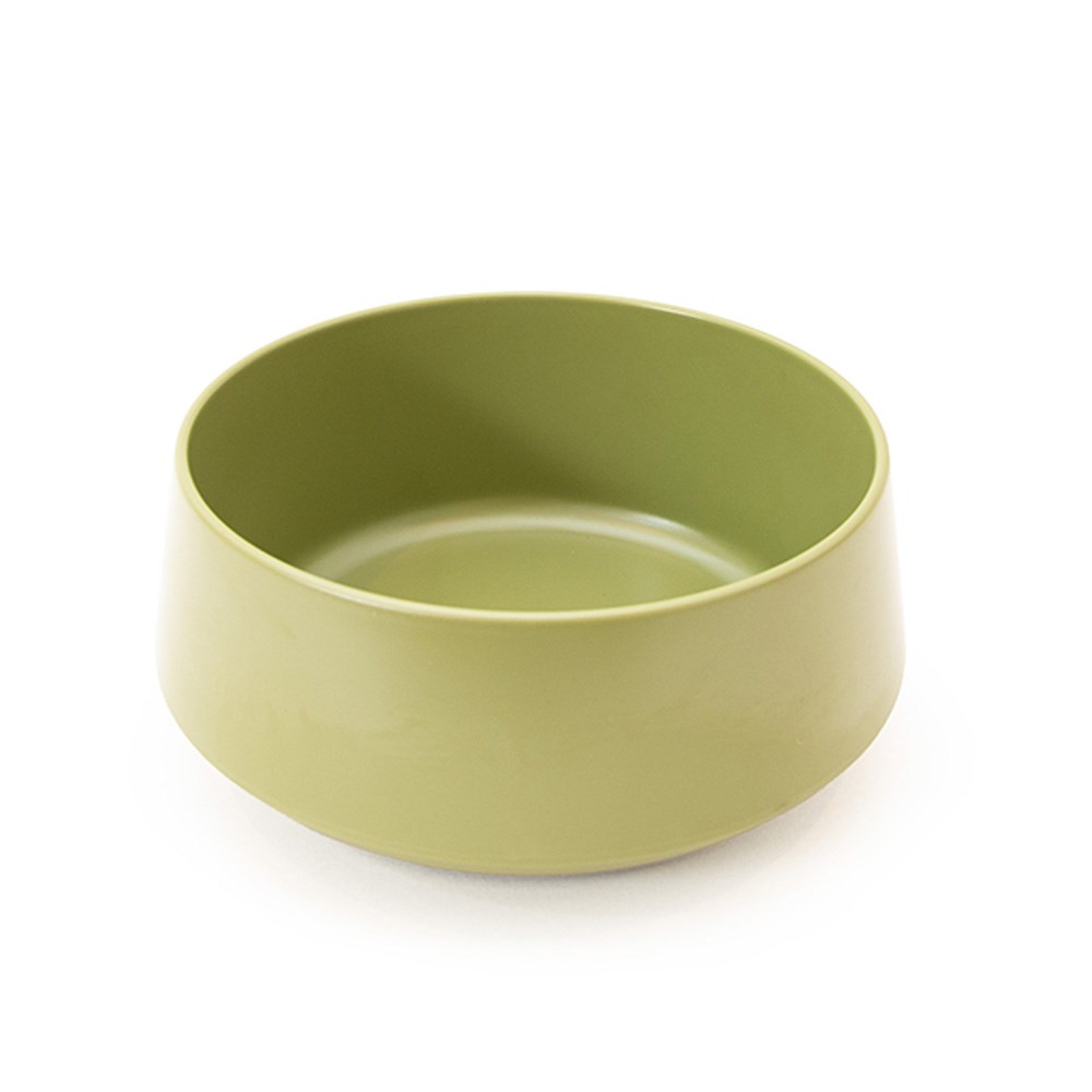 Great & Small Tuscan Olive Soluna Melamine Dog Bowl