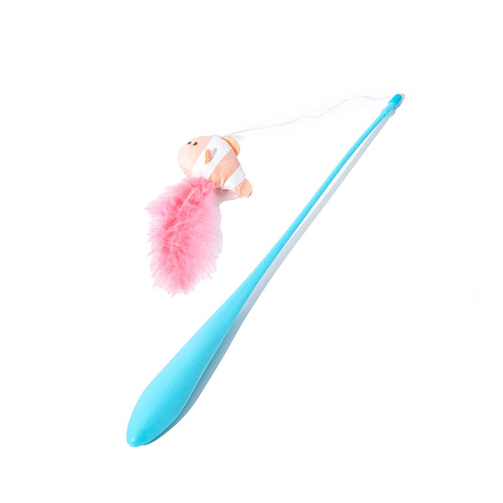 Great & Small Little&Lively Easy Play Weighted Dangler With Clown Fish & Feather Cat Toy
