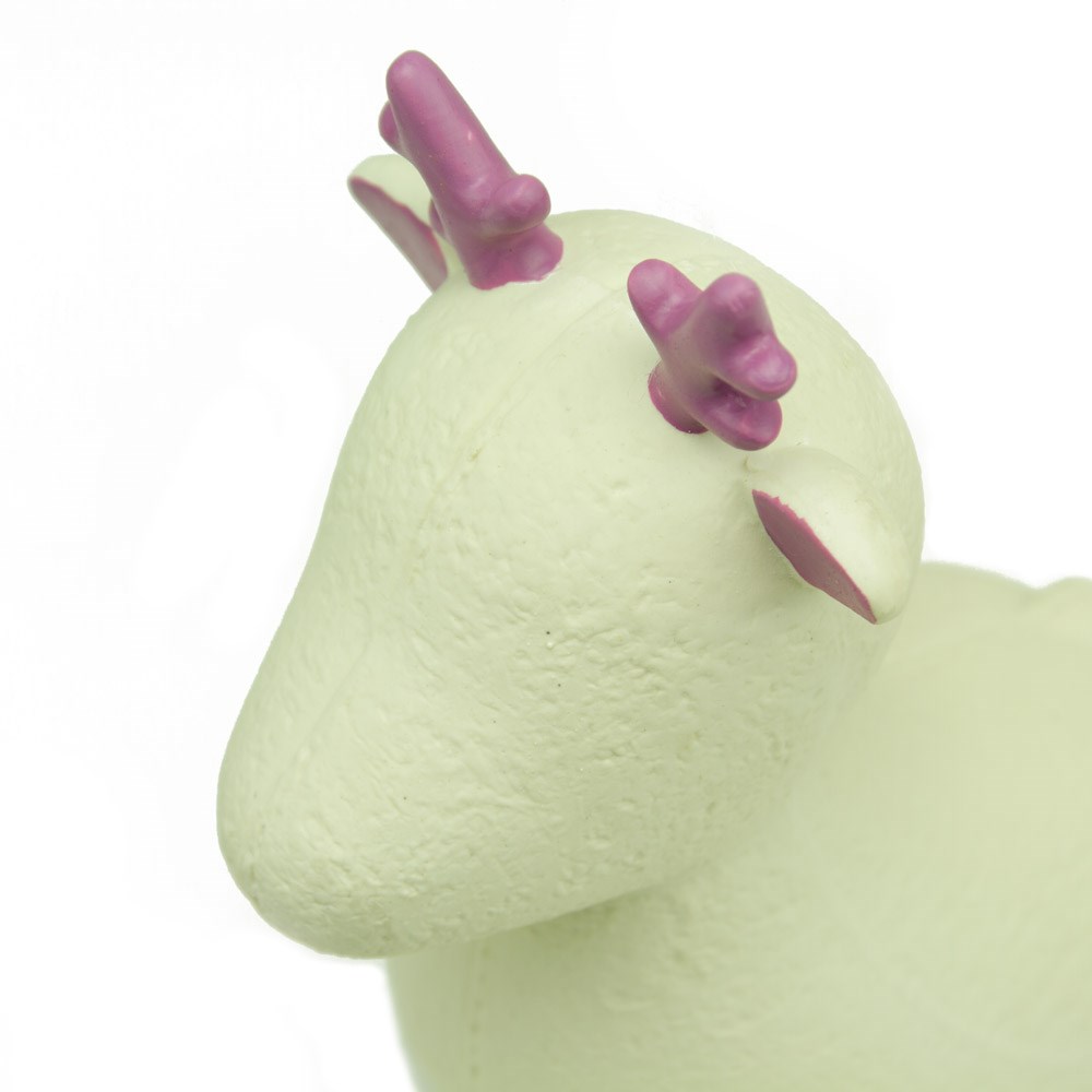 Great & Small Latex White Deer Dog Toy