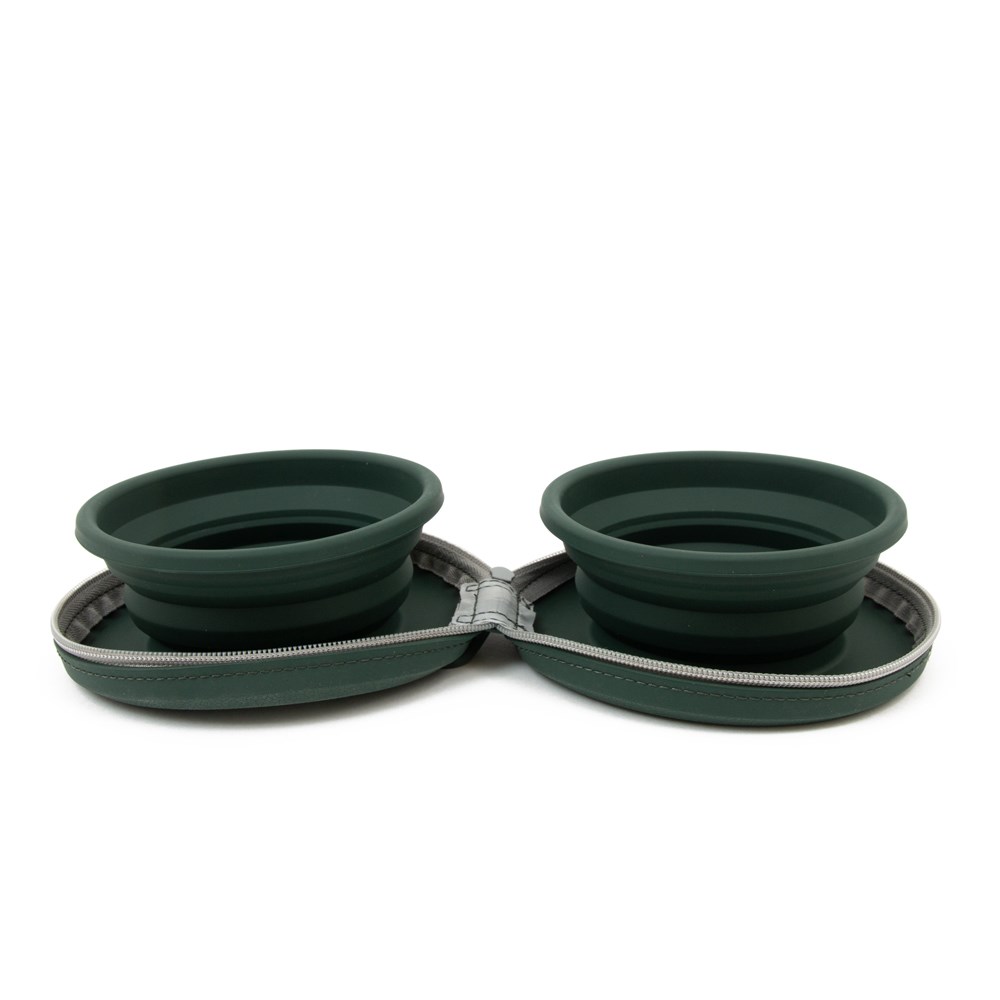 Great & Small Active Double Travel Bowl