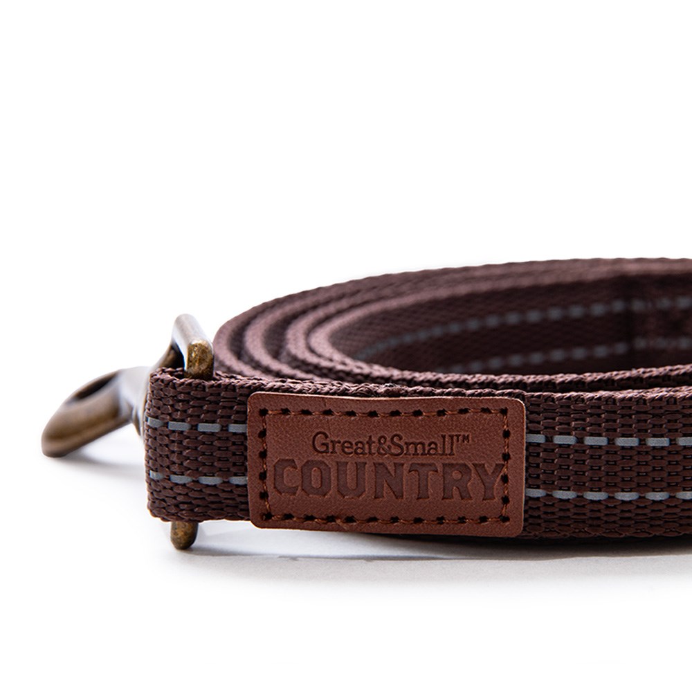 Great & Small Country Lead Walnut Brown 120cm